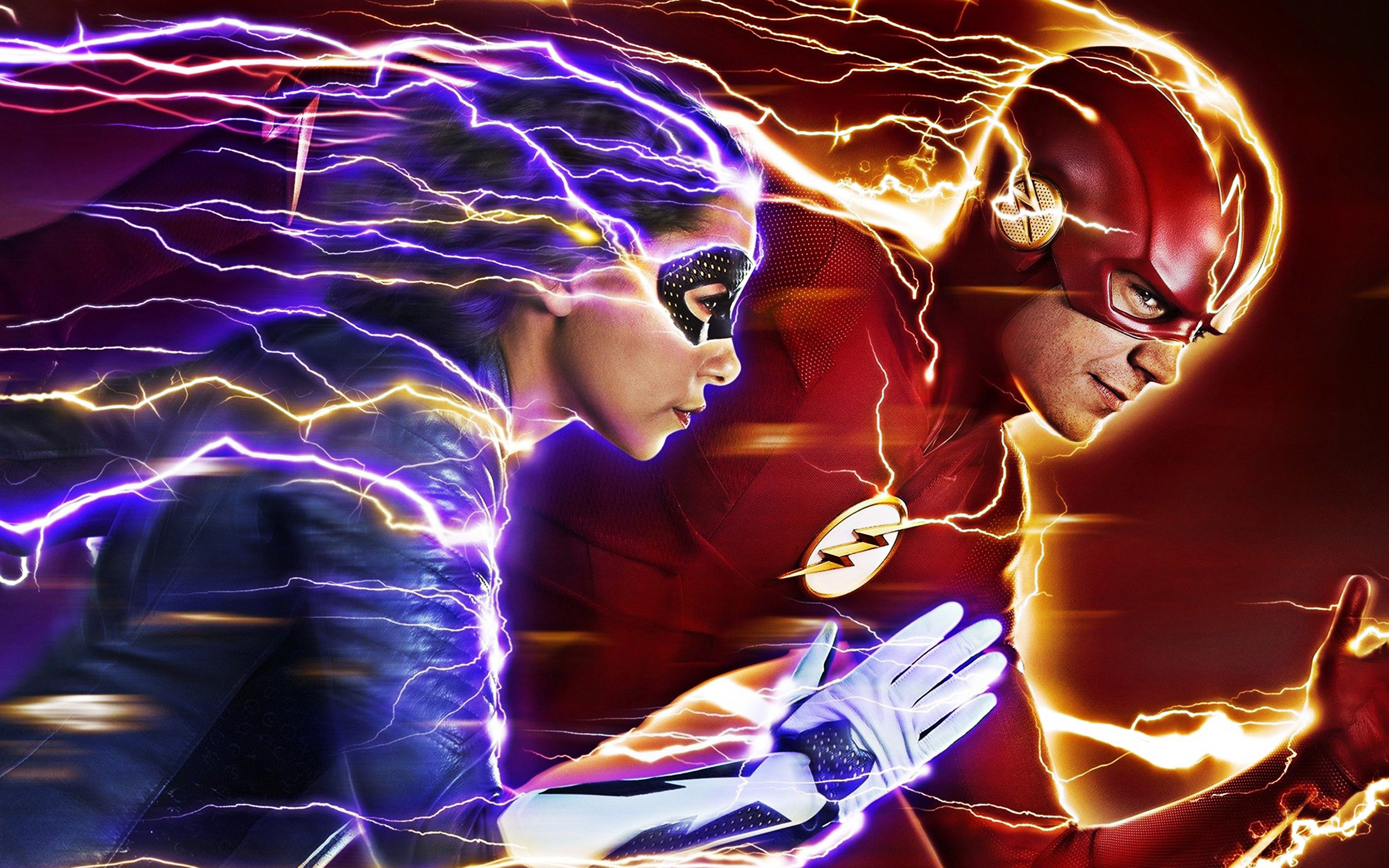 The Flash Nora season 5, Superhero poster, High-quality wallpapers, 2560x1600 HD Desktop