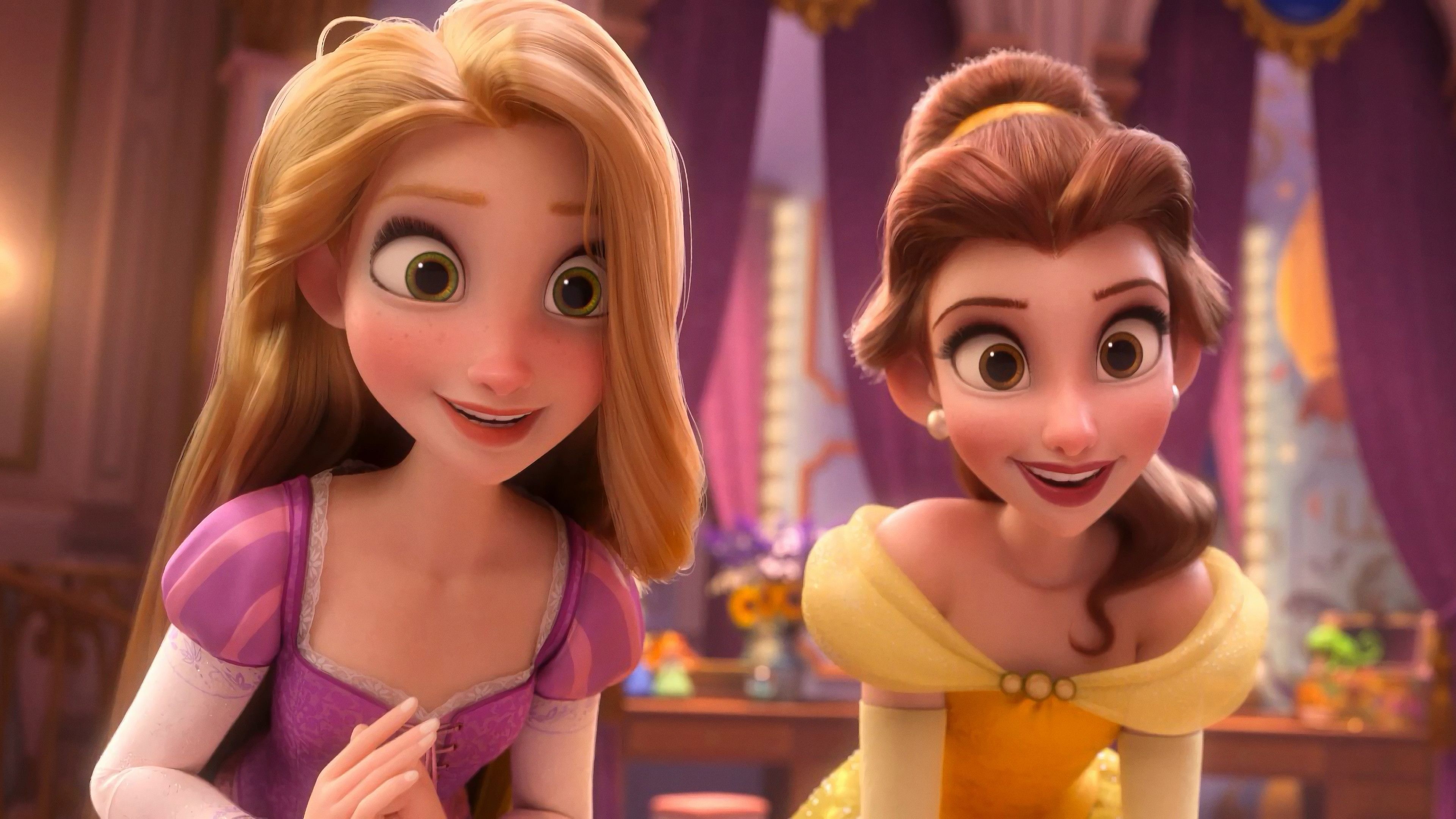 Rapunzel Animation, Disney princesses, Disney magic, Enchanting tales, 3840x2160 4K Desktop