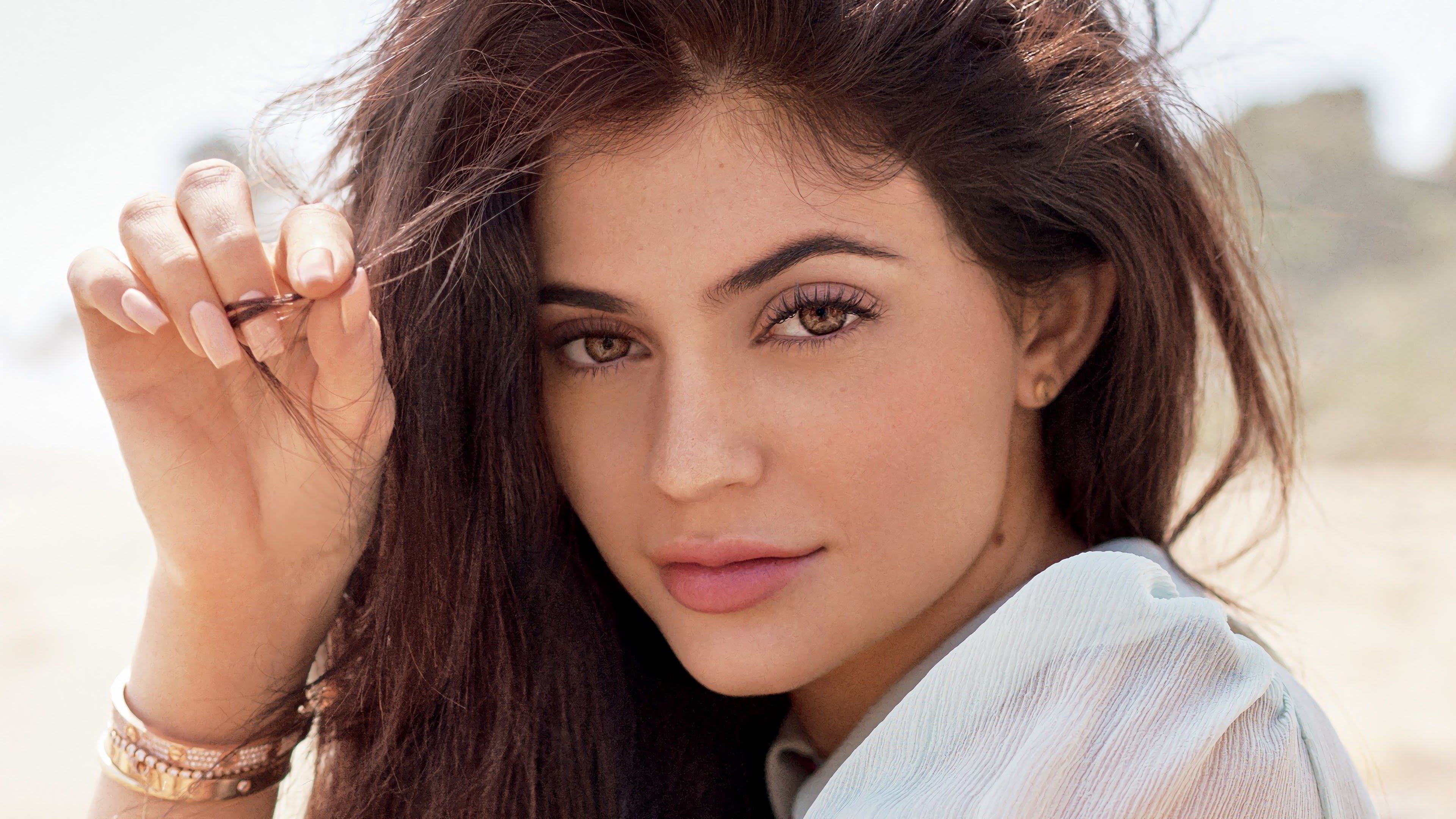 Kylie Jenner, Beautiful girl, 4K wallpaper, Striking image, 3840x2160 4K Desktop