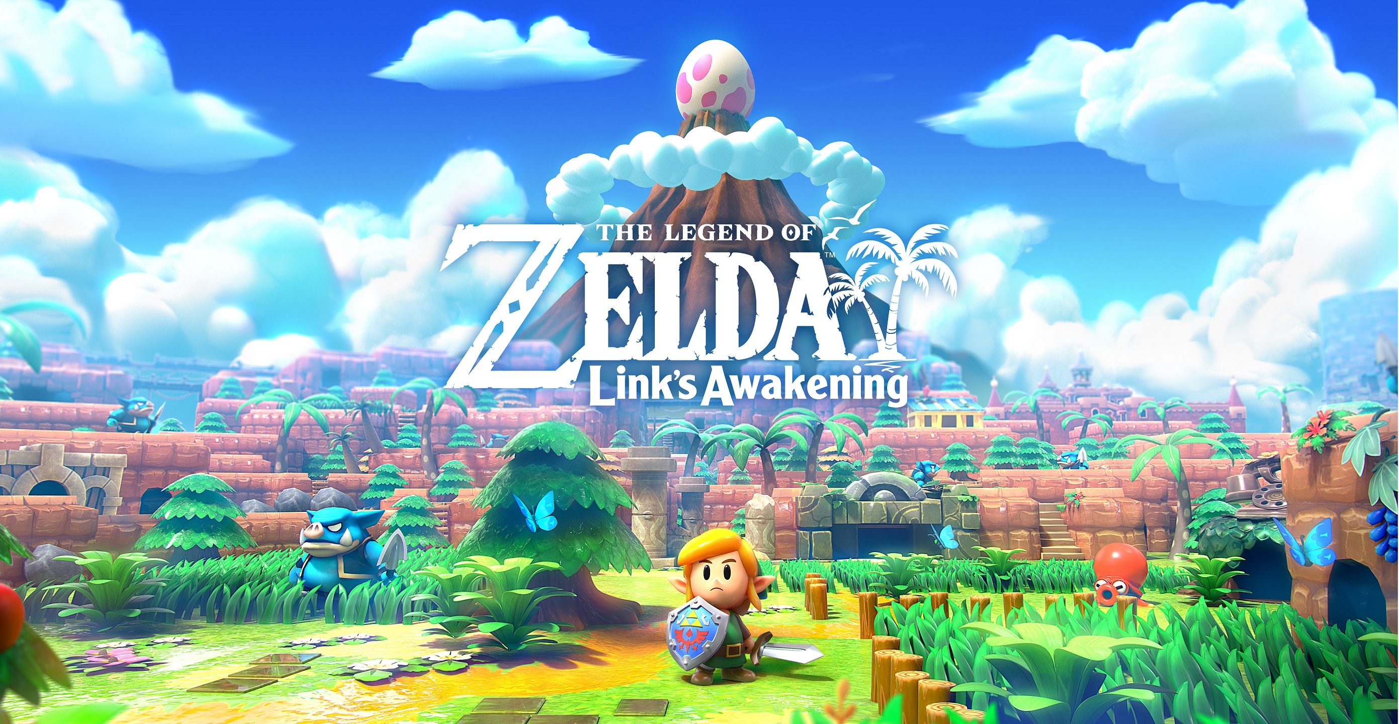 Link's Awakening review, Nostalgic reboot, Engrossing experience, Nintendo Switch, Adventure calls, 2790x1440 HD Desktop
