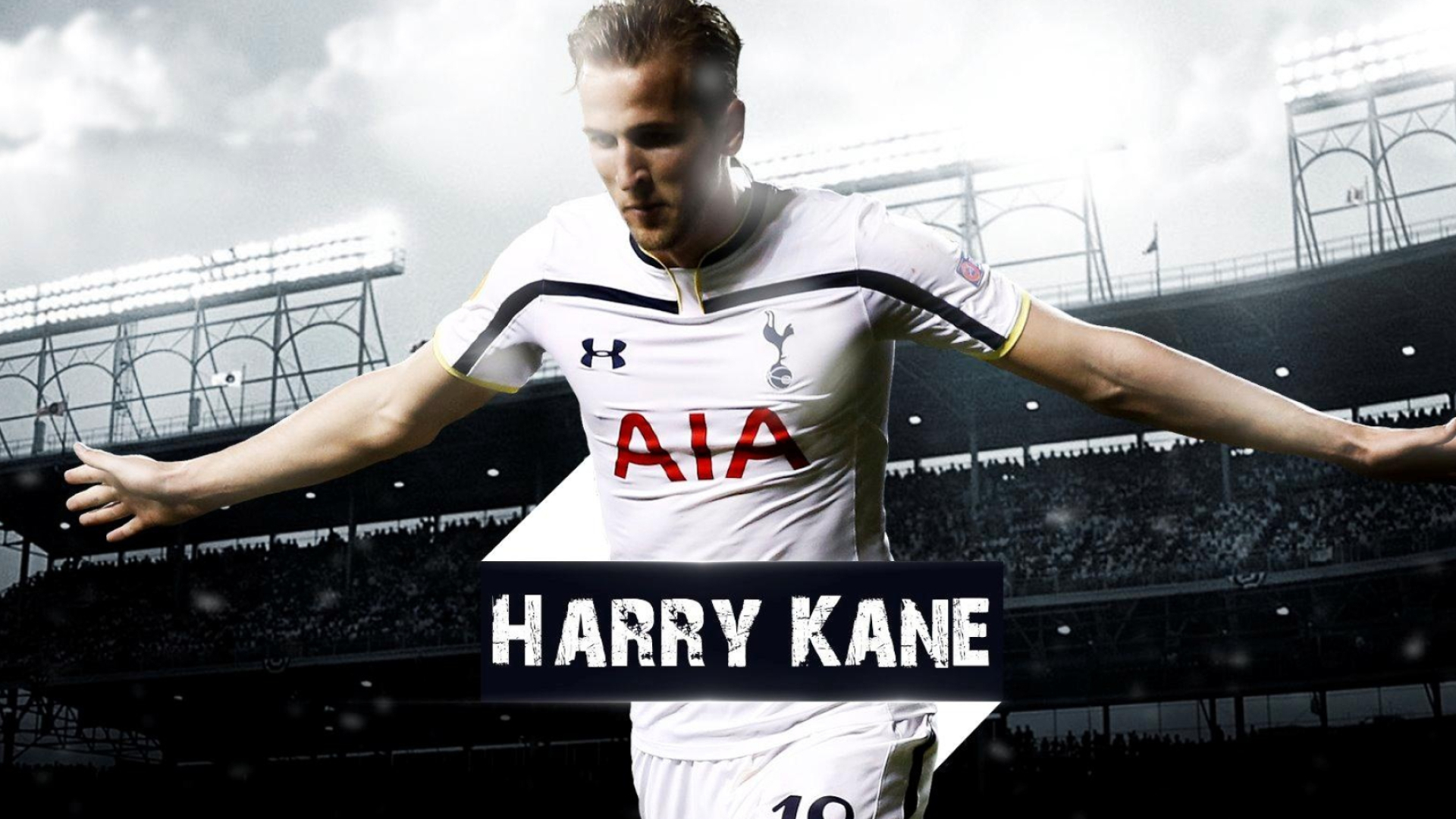 Tottenham Hotspur FC: Harry Kane, A top-ranking team in the English Premier League. 1920x1080 Full HD Background.