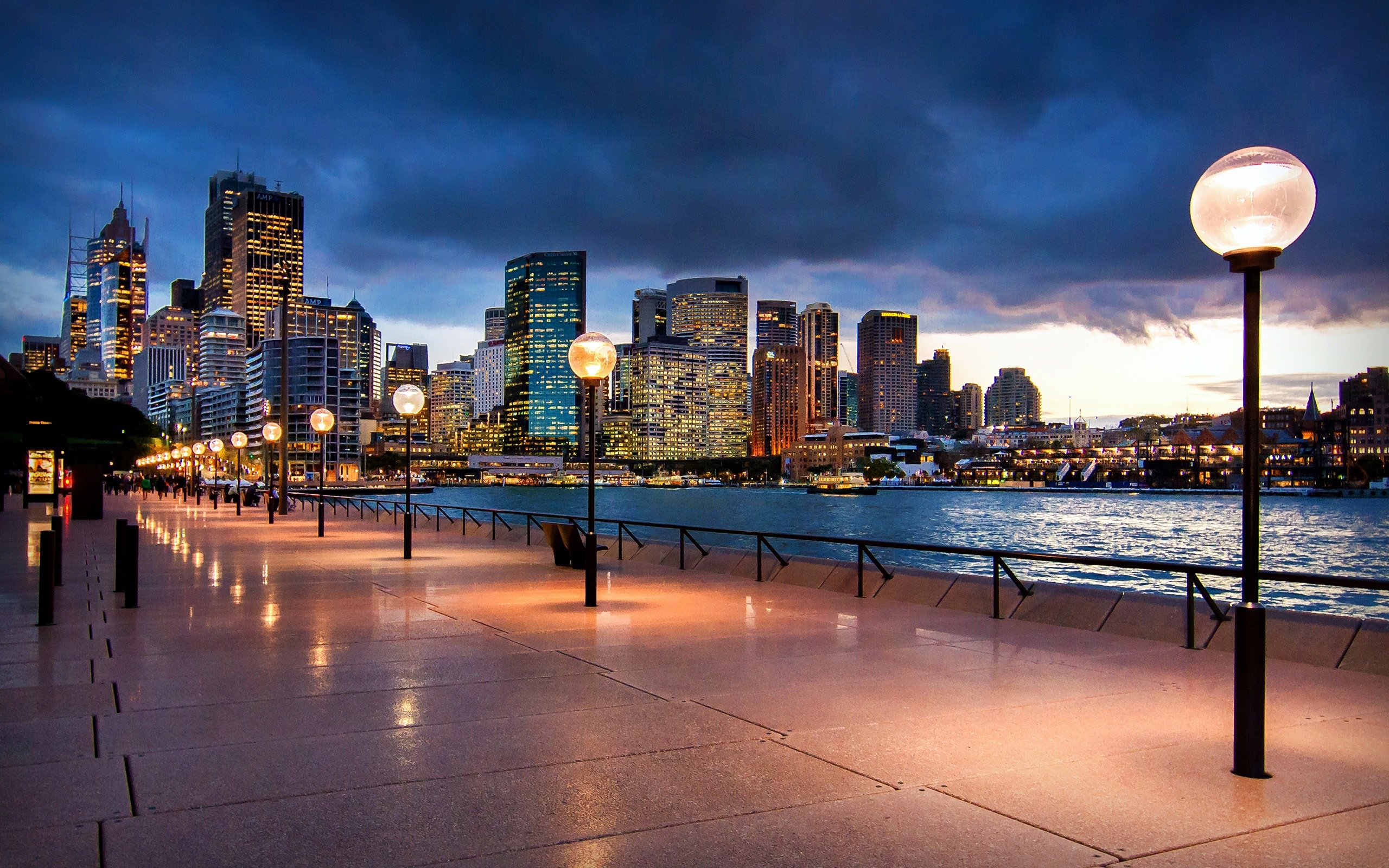 Sydney: Circular Quay, Port Jackson, Australia, Urban landscape. 2560x1600 HD Wallpaper.