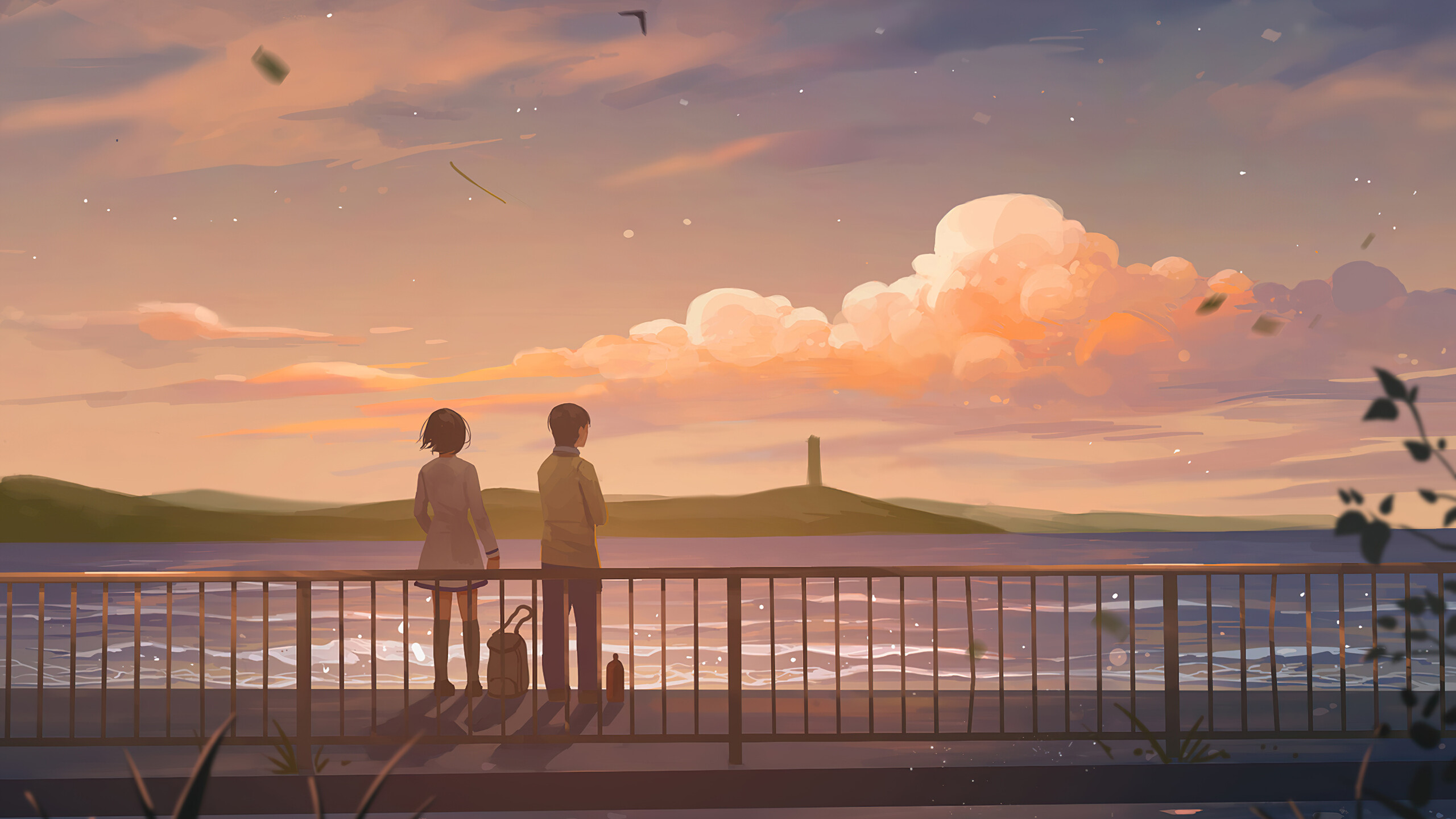 The Girl Who Leapt Through Time: A loose sequel to the 1967 novel of the same name, Released by Kadokawa Herald Pictures. 2560x1440 HD Background.