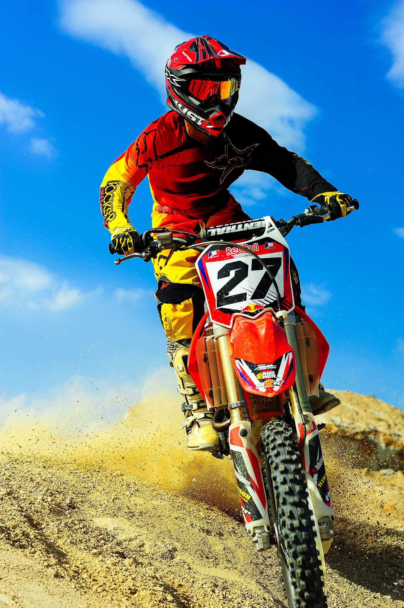 Dirt Bike, Person riding, Motocross, Free stock photo, 1330x2000 HD Handy