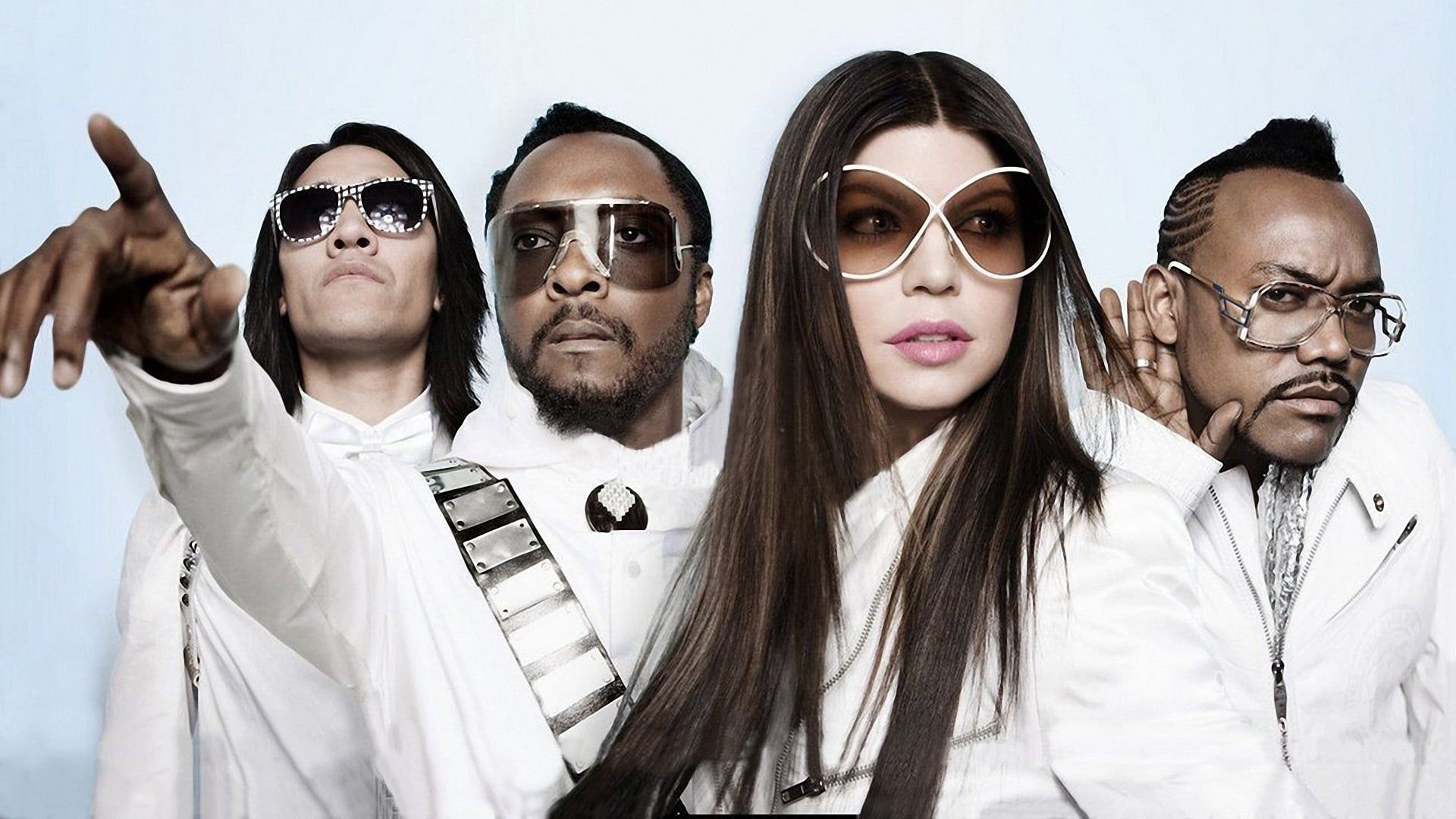 The Black Eyed Peas: The band's return in 2009, The E.N.D., Cemented their prominence in the pop music world. 1920x1080 Full HD Background.
