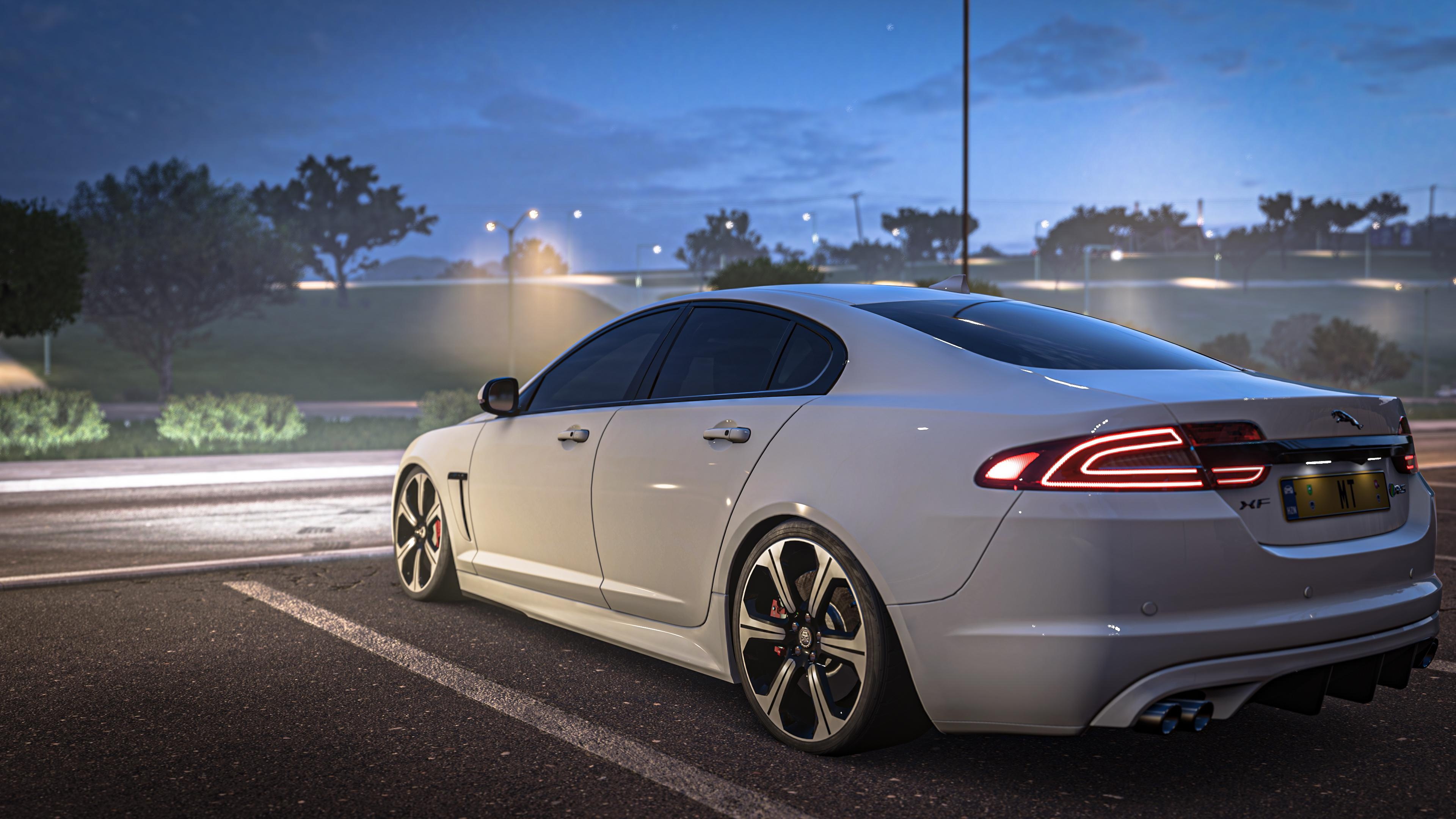 Sporty Jaguar XF, Performance variant, Racing-inspired, Power on the road, 3840x2160 4K Desktop