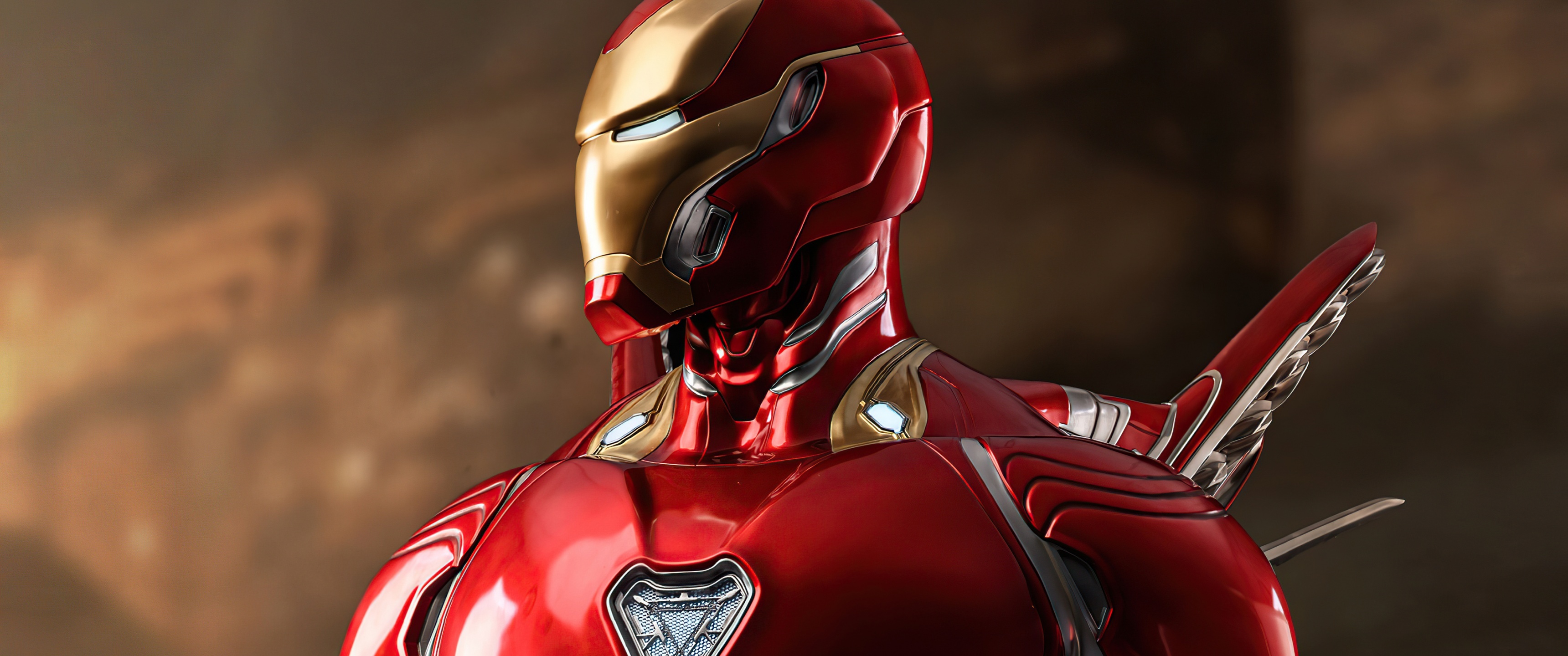 Iron Man Suit, 4K wallpapers, Marvel superheroes, 3440x1440 Dual Screen Desktop
