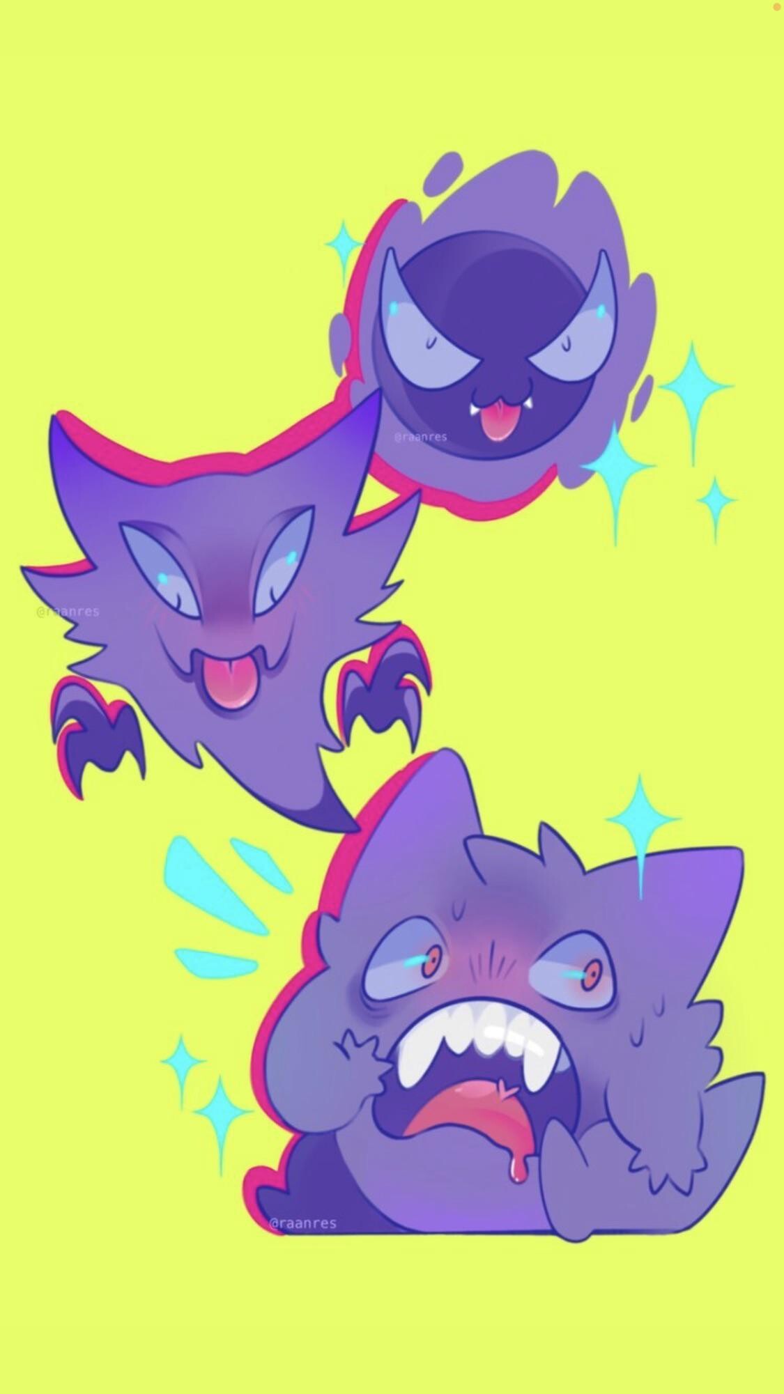 Gengar: A total of 3 Pokémon in the Gastly family, The final form, Evolution into Haunter. 1130x2010 HD Background.