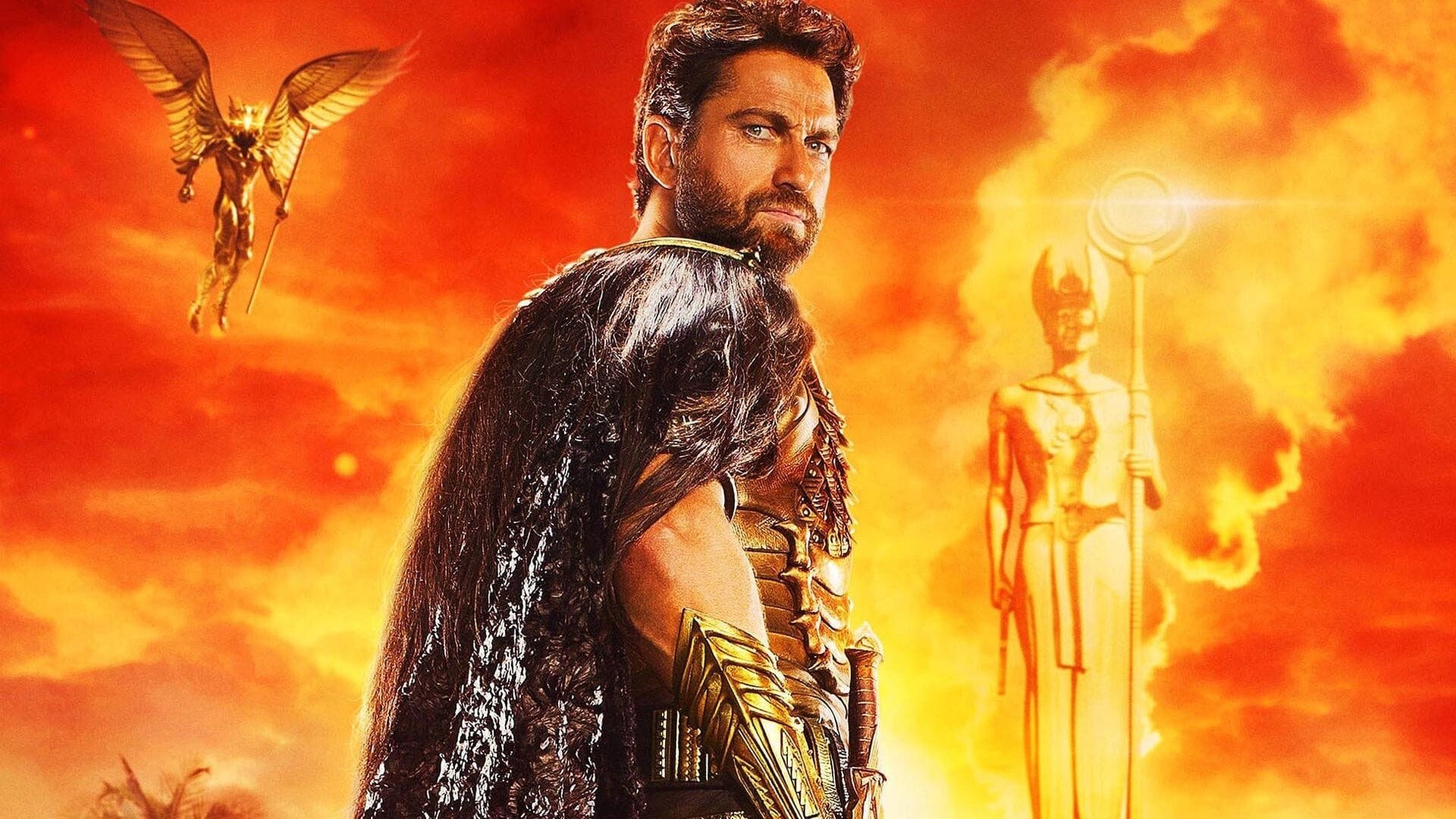 Gods of Egypt (Movie): Gerard Butler as Set, A Scottish actor and film producer, A 2016 fantasy action film. 1920x1080 Full HD Wallpaper.