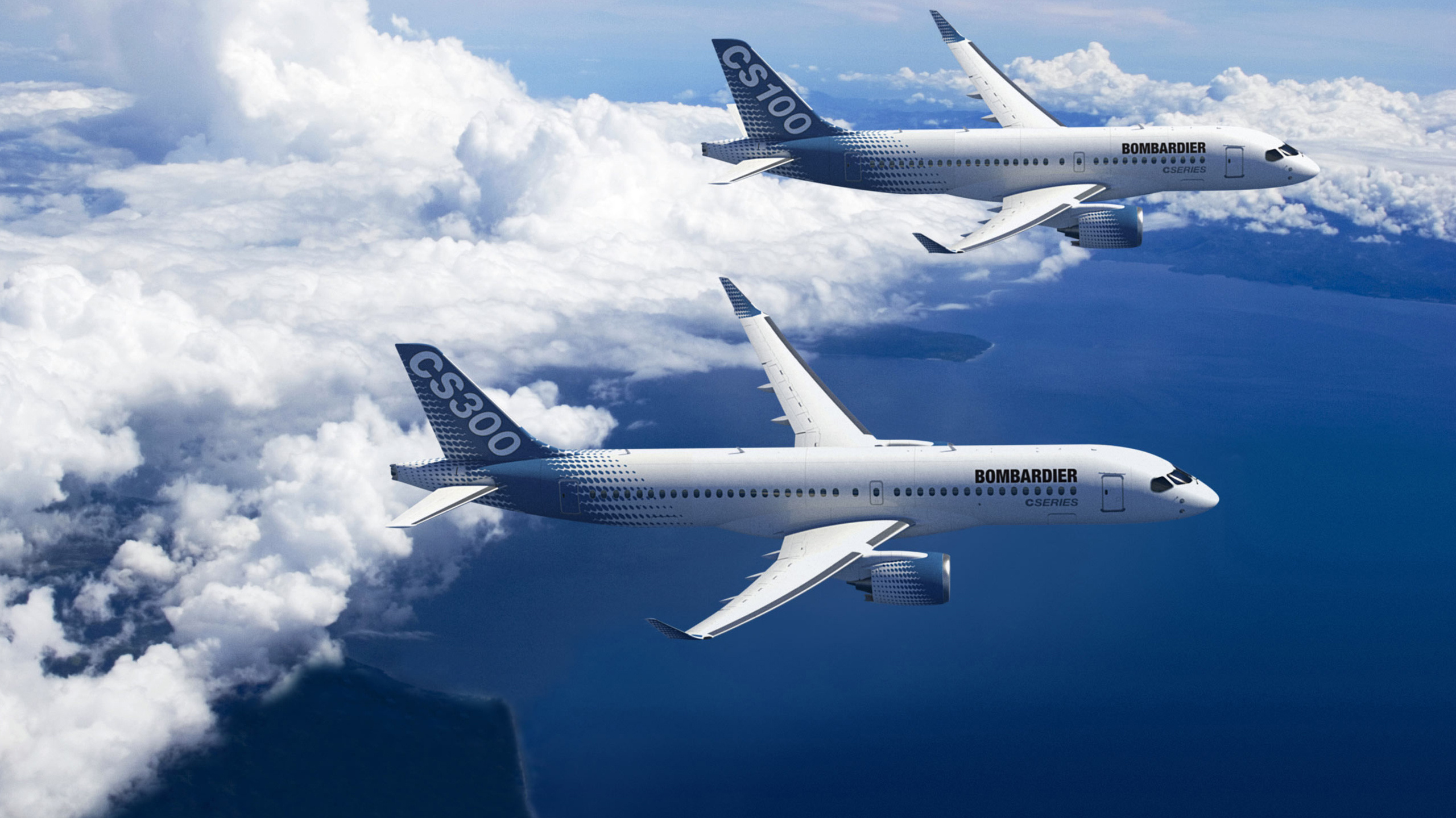 Bombardier Aerospace, Alliance Airbus, C Series, Avionslegendairesnet, 2560x1440 HD Desktop