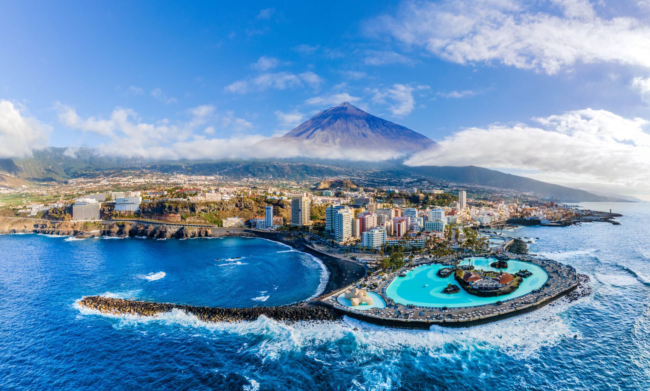Tropical paradise, Tenerife Island, Real estate, Exclusive seller, 2070x1250 HD Desktop