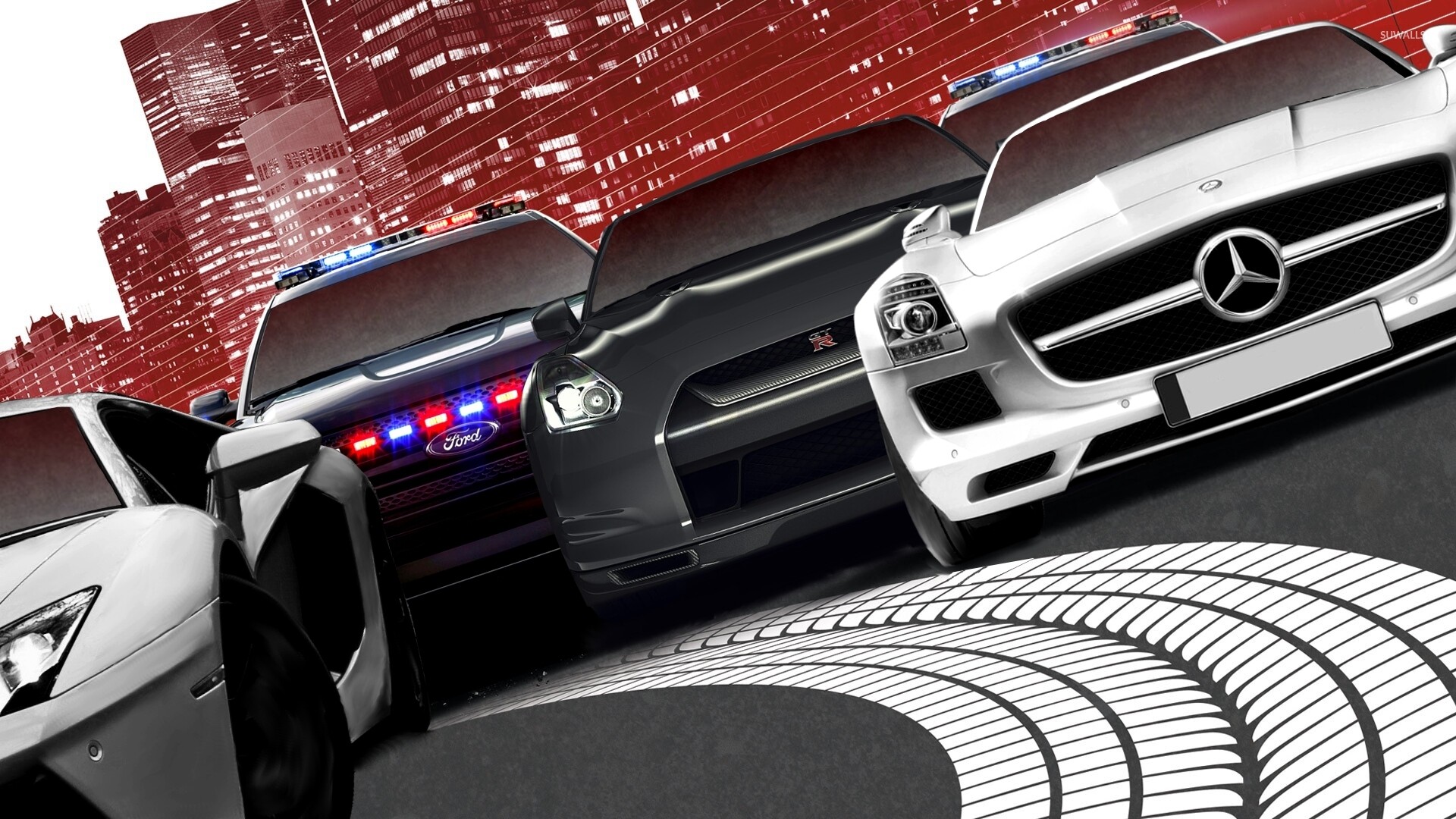 Need for Speed: Most Wanted, An open world racing game developed by Criterion Games. 1920x1080 Full HD Wallpaper.