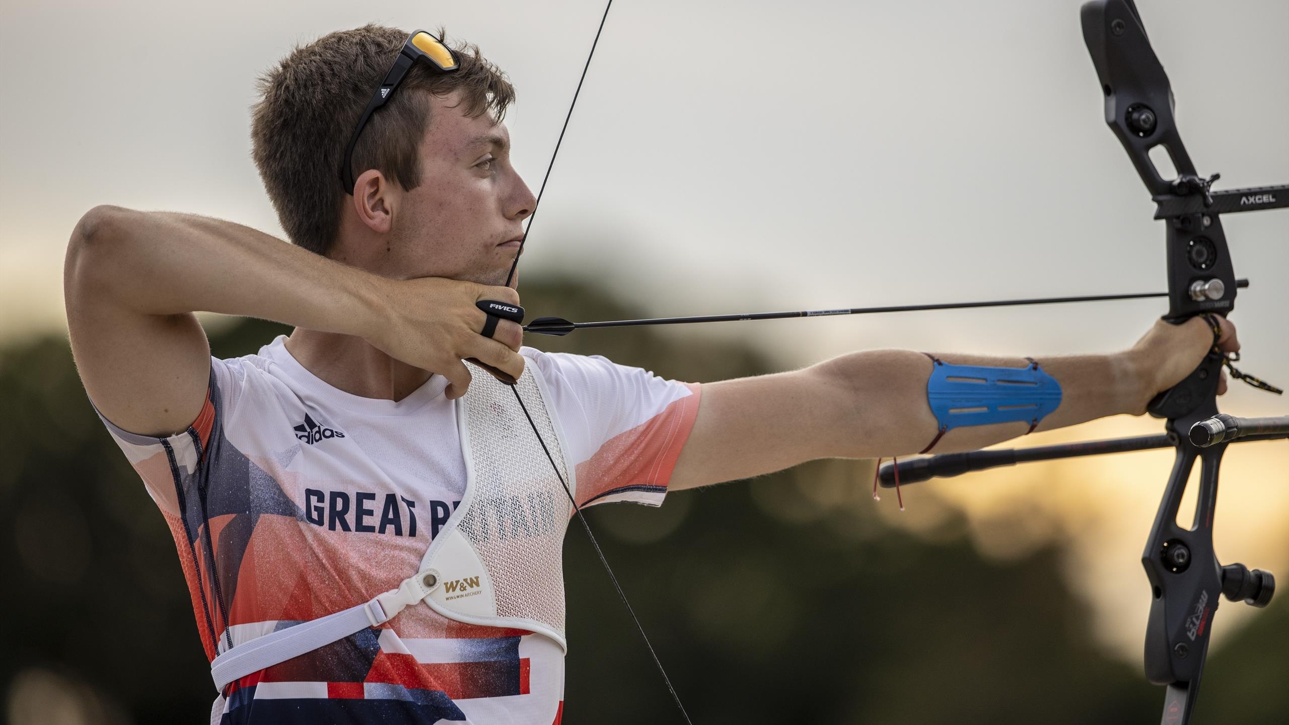 Archery: Great Britain official archery team 2022, World Archery Federation. 2560x1440 HD Background.