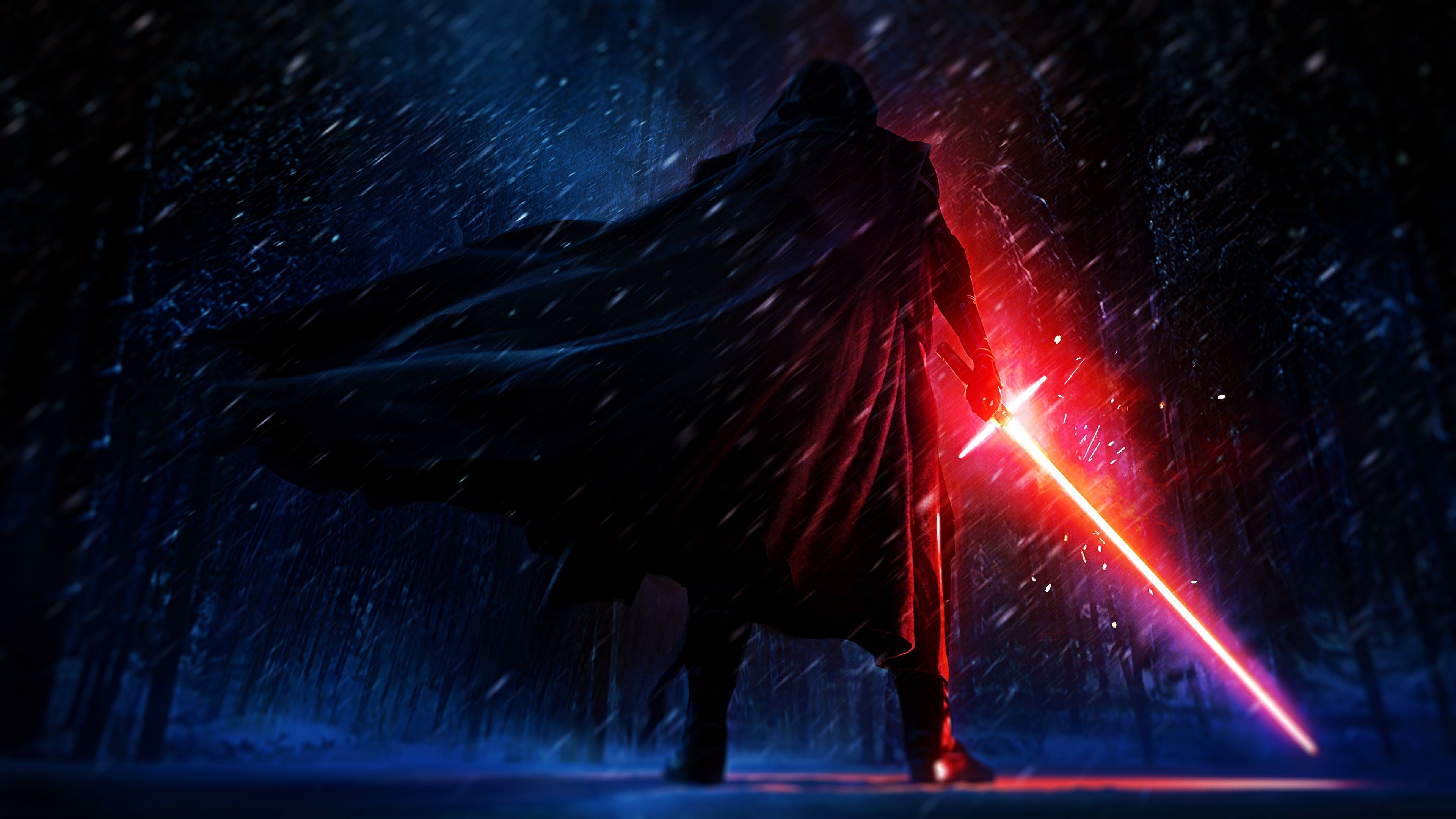 Sith: An ancient religious order of Force-wielders devoted to the dark side of the Force. 3840x2160 4K Background.