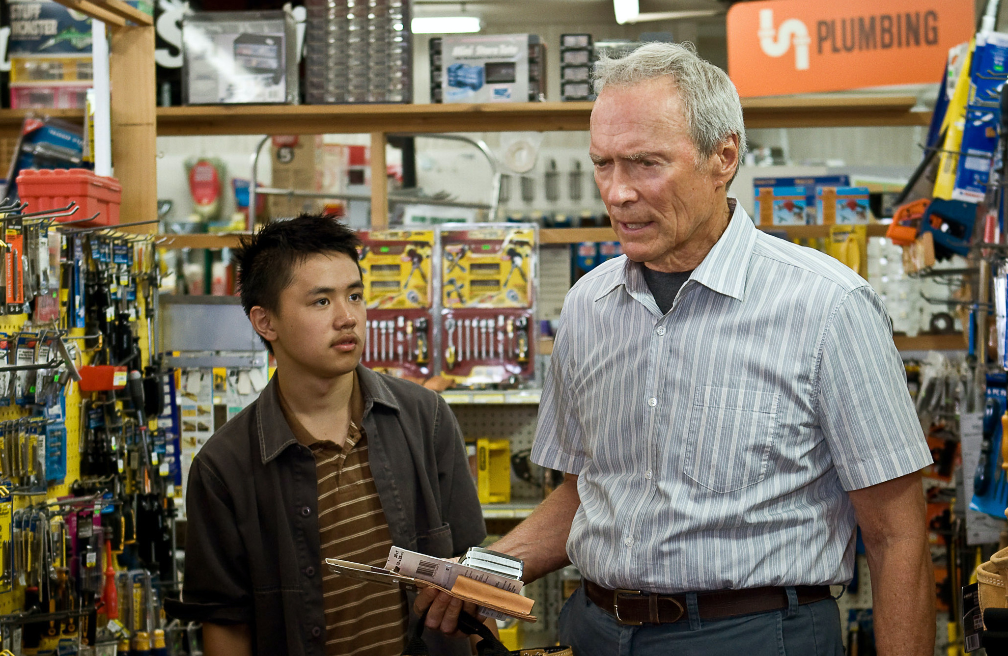 Gran Torino, Star actor, Clint Eastwood, Asia racism, 2060x1340 HD Desktop