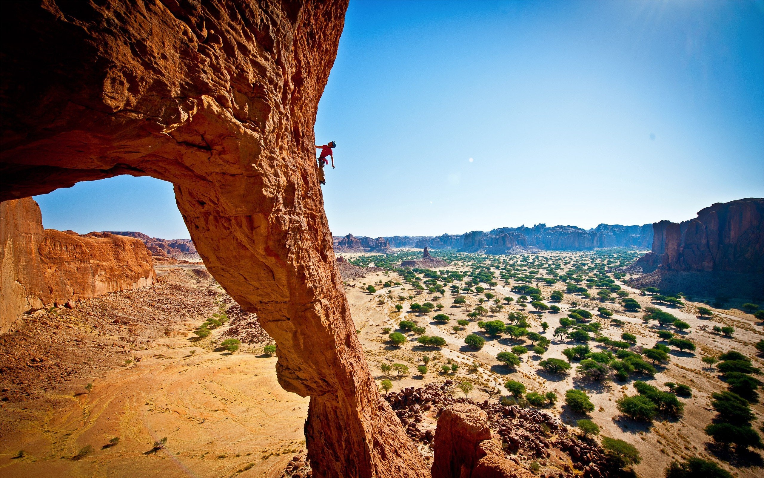 Chad, Travels, Landscapes, Rock climbing, 2560x1600 HD Desktop