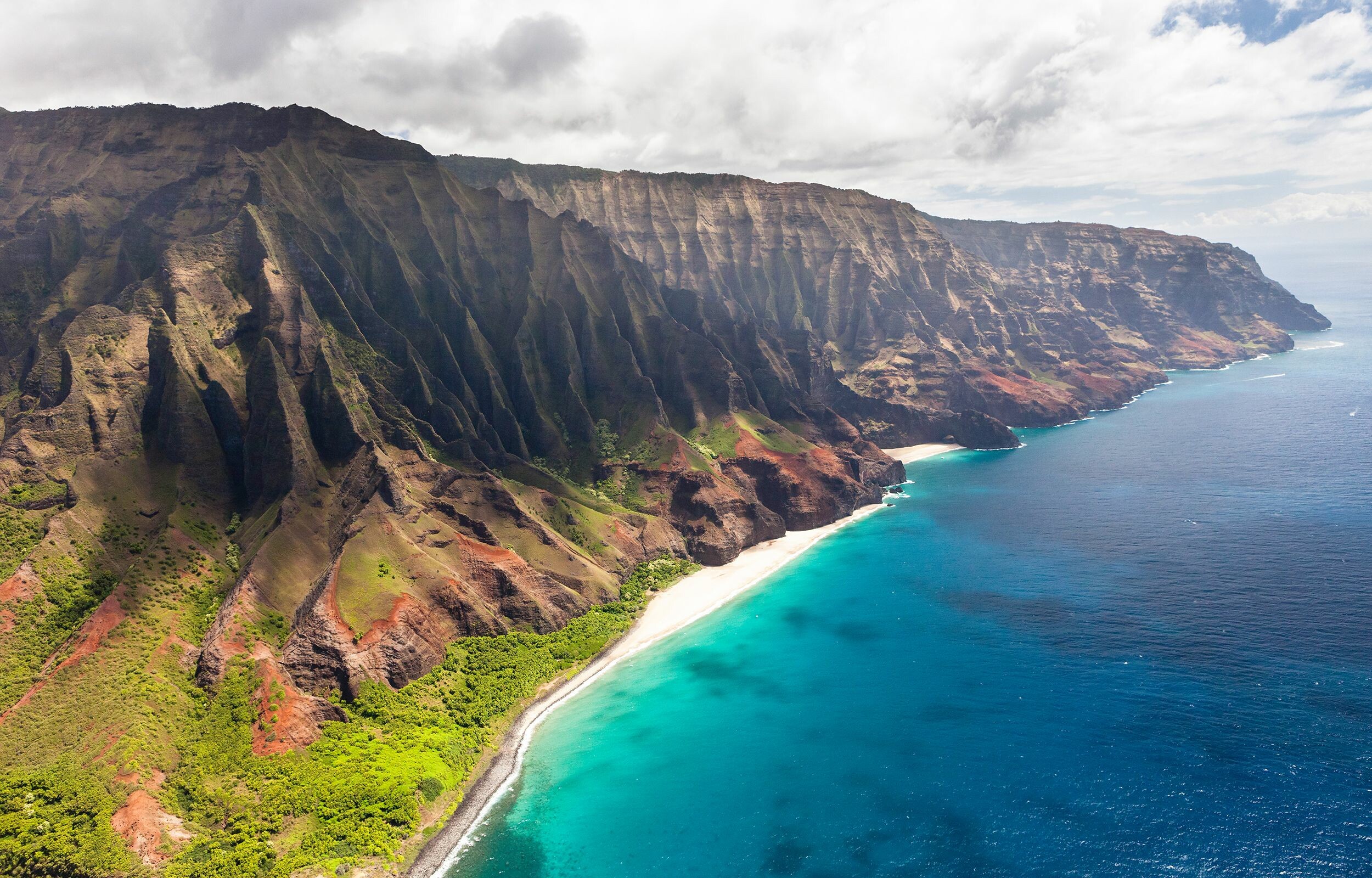 Kauai, Na Pali coast, Hawaii pictures, Places to see, 2500x1600 HD Desktop