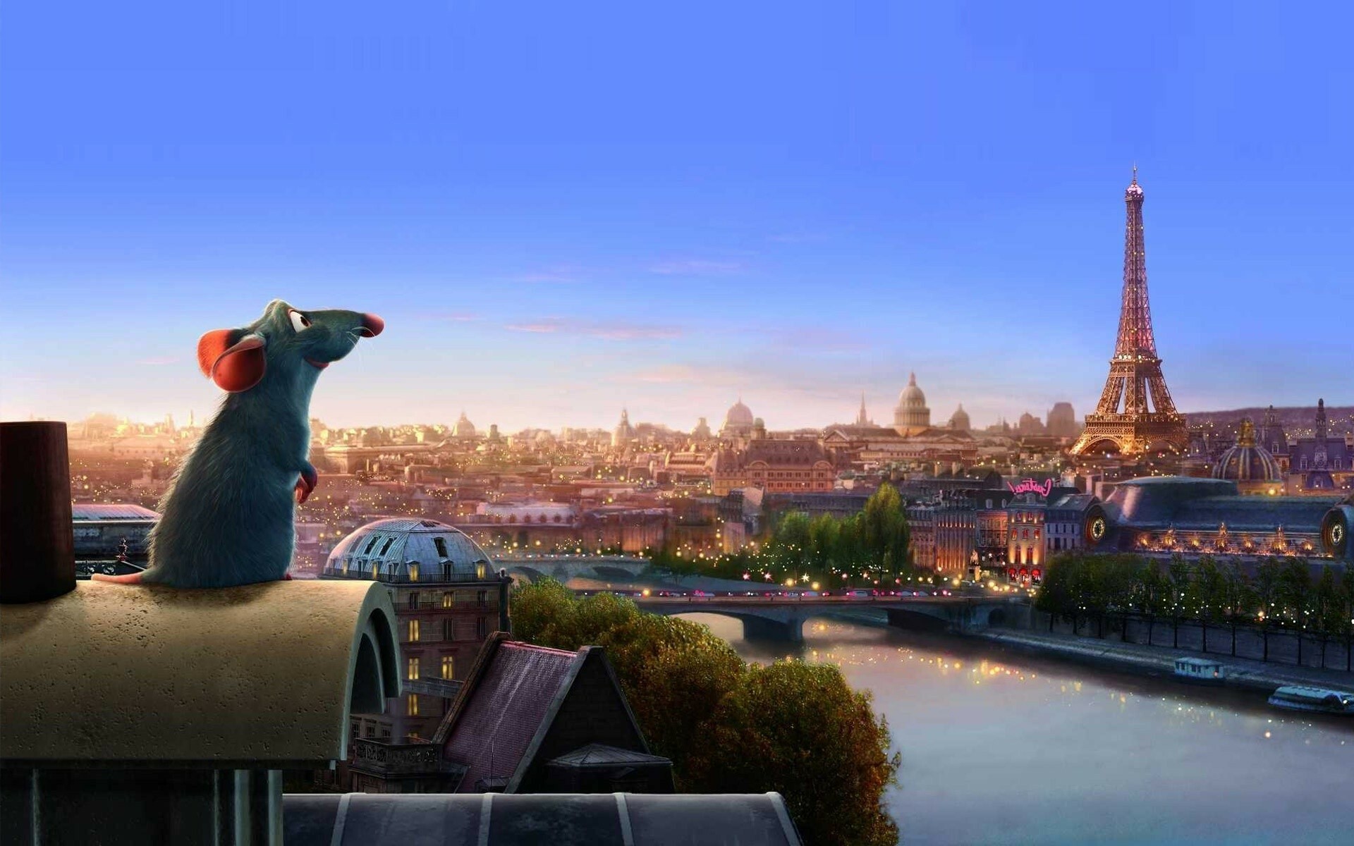 Ratatouille: A rat named Remy who dreams of being a chef in Paris. 1920x1200 HD Background.