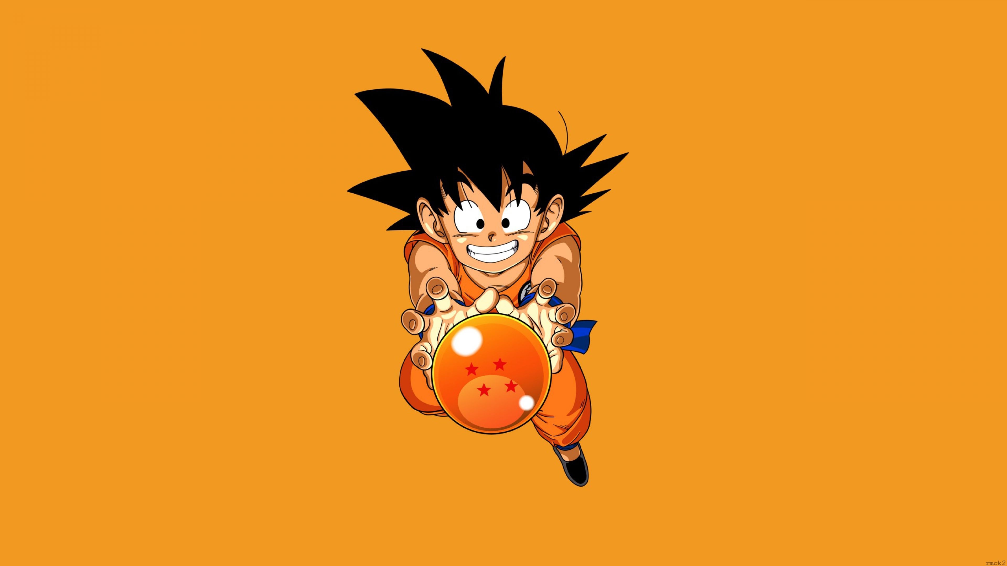 Goten: Dragon Ball manga series, The youngest son of Goku and his wife Chi-Chi. 3840x2160 4K Wallpaper.