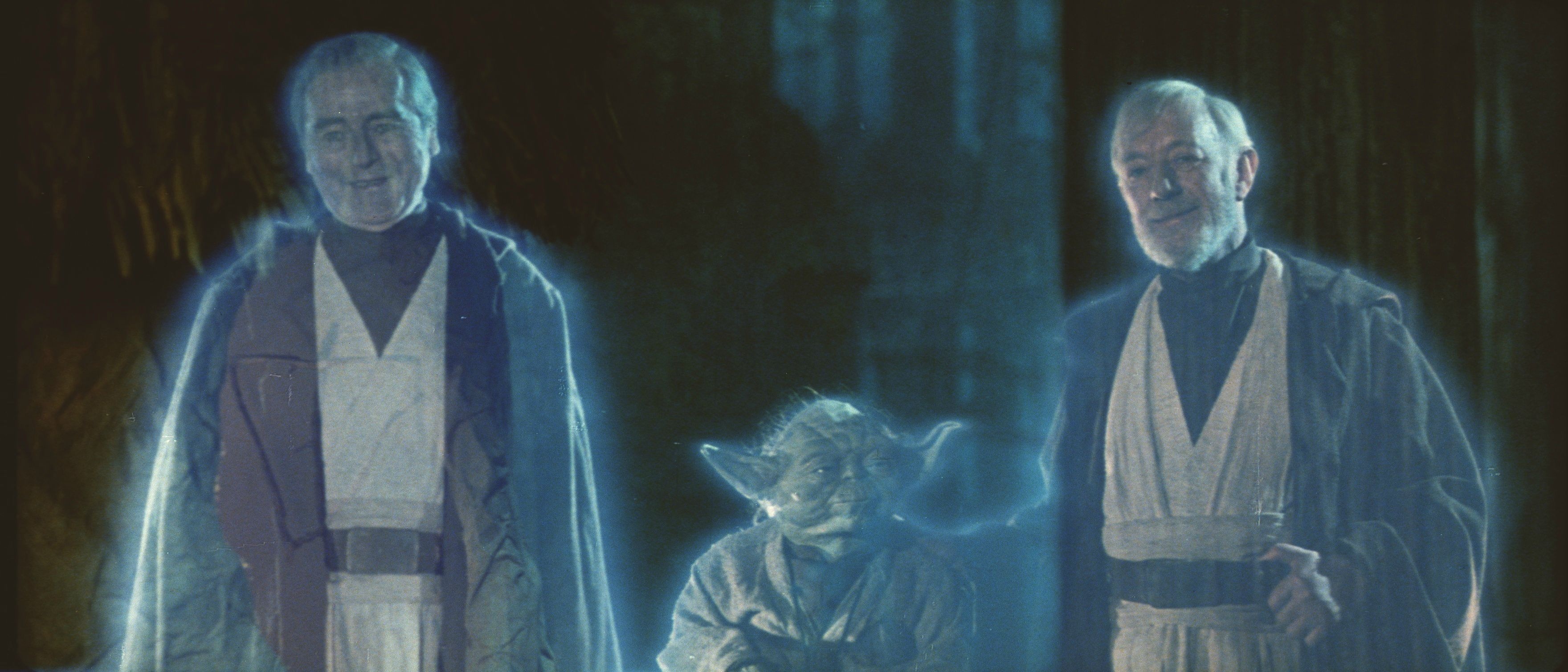 Return of the Jedi, Yoda and Anakin, Spiritual journey, Star Wars wallpaper, 3520x1510 Dual Screen Desktop