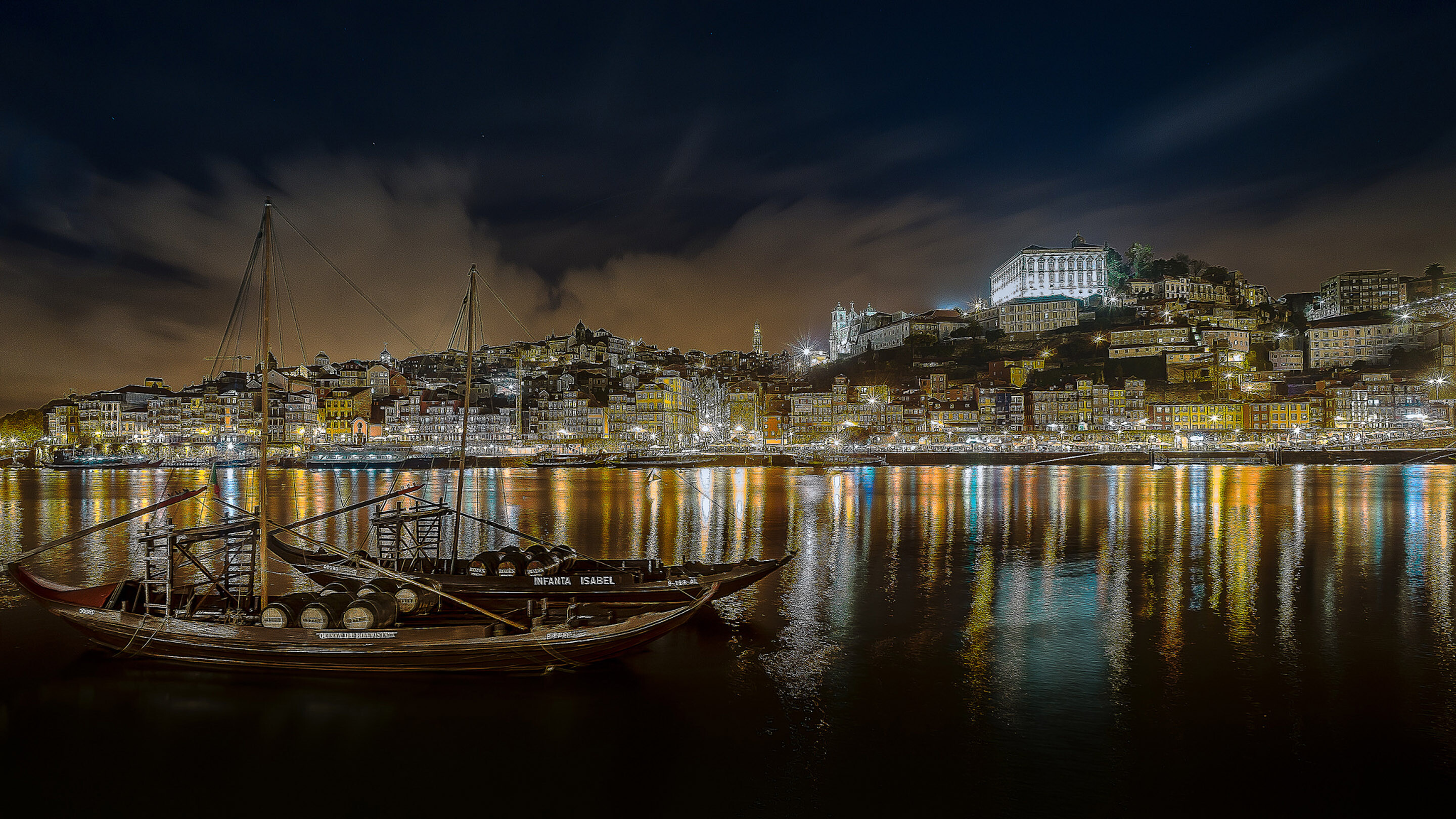 Portugal: Oporto City, The 1910 revolution deposed the country's centuries-old monarchy. 2880x1620 HD Wallpaper.