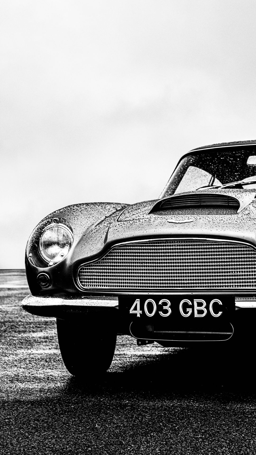 Vintage Car: The essence of a bygone era, Aston Martin DB5. 1080x1920 Full HD Wallpaper.