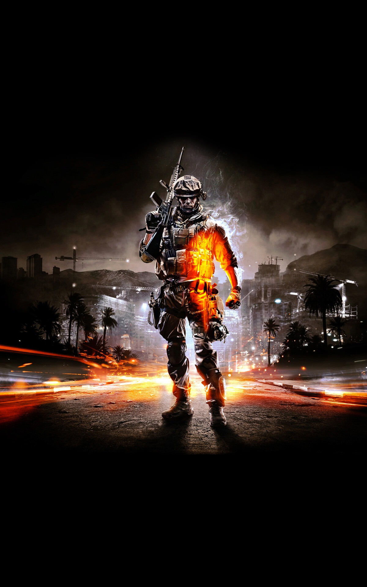Battlefield 3: DICE's award-winning game, FPS. 1200x1920 HD Background.