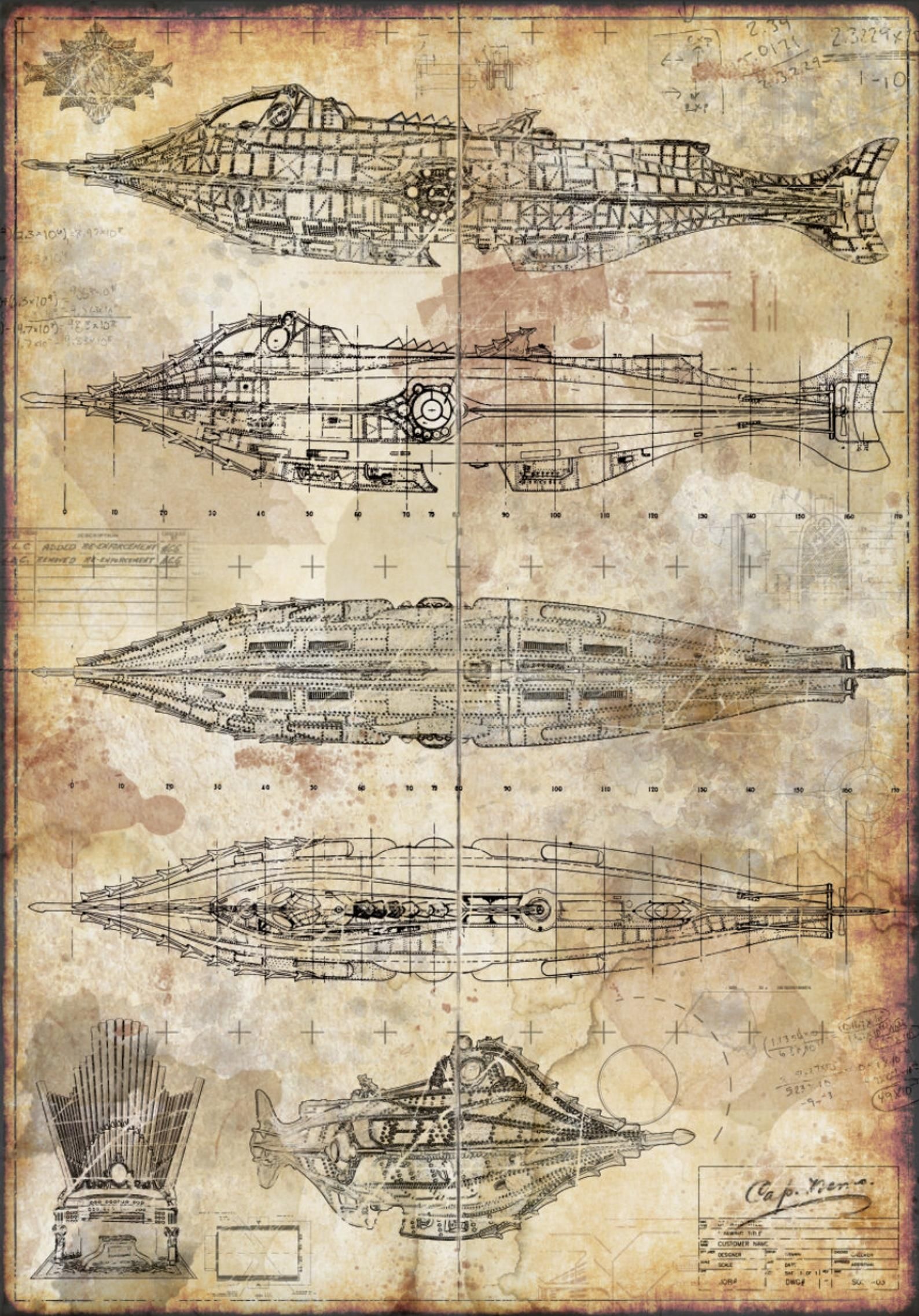 Jules Verne, 20,000 Leagues Under the Sea, The Nautilus, Mysterious Depths, 1590x2280 HD Phone