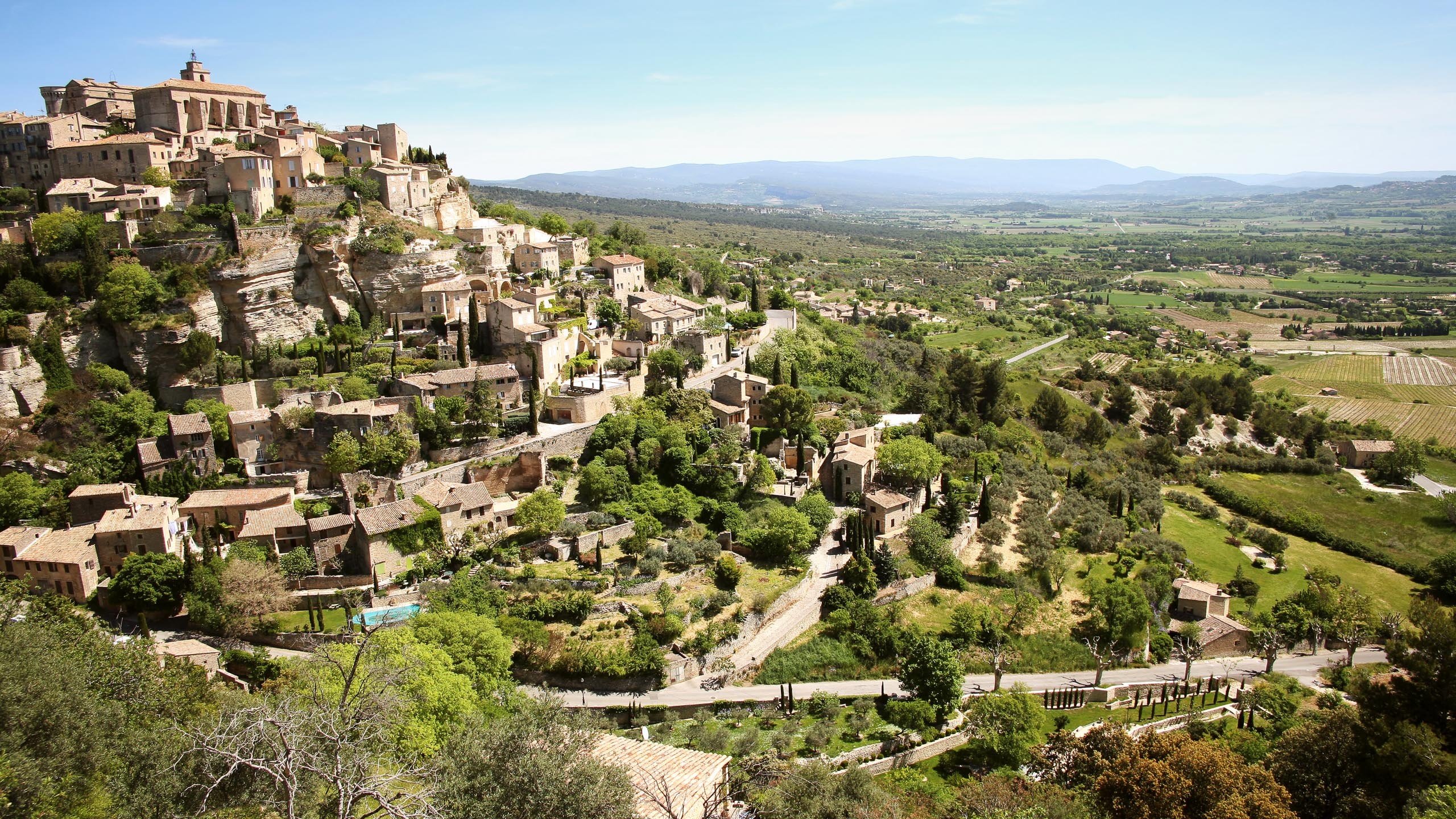 Luberon Regional Nature Park, Luxury villas, Provence accommodation, AK Villas, 2560x1440 HD Desktop