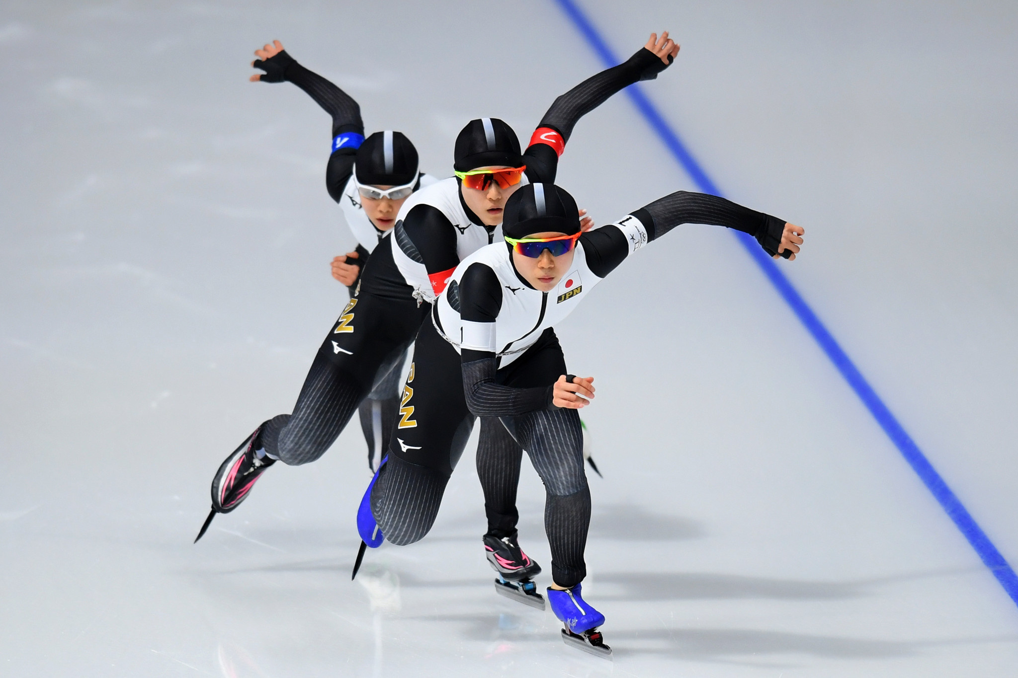 Speed Skating: Takagi Miho, Japan, The three-time Olympic medalist, Gold, Team pursuit, PyeongChang. 2050x1370 HD Wallpaper.