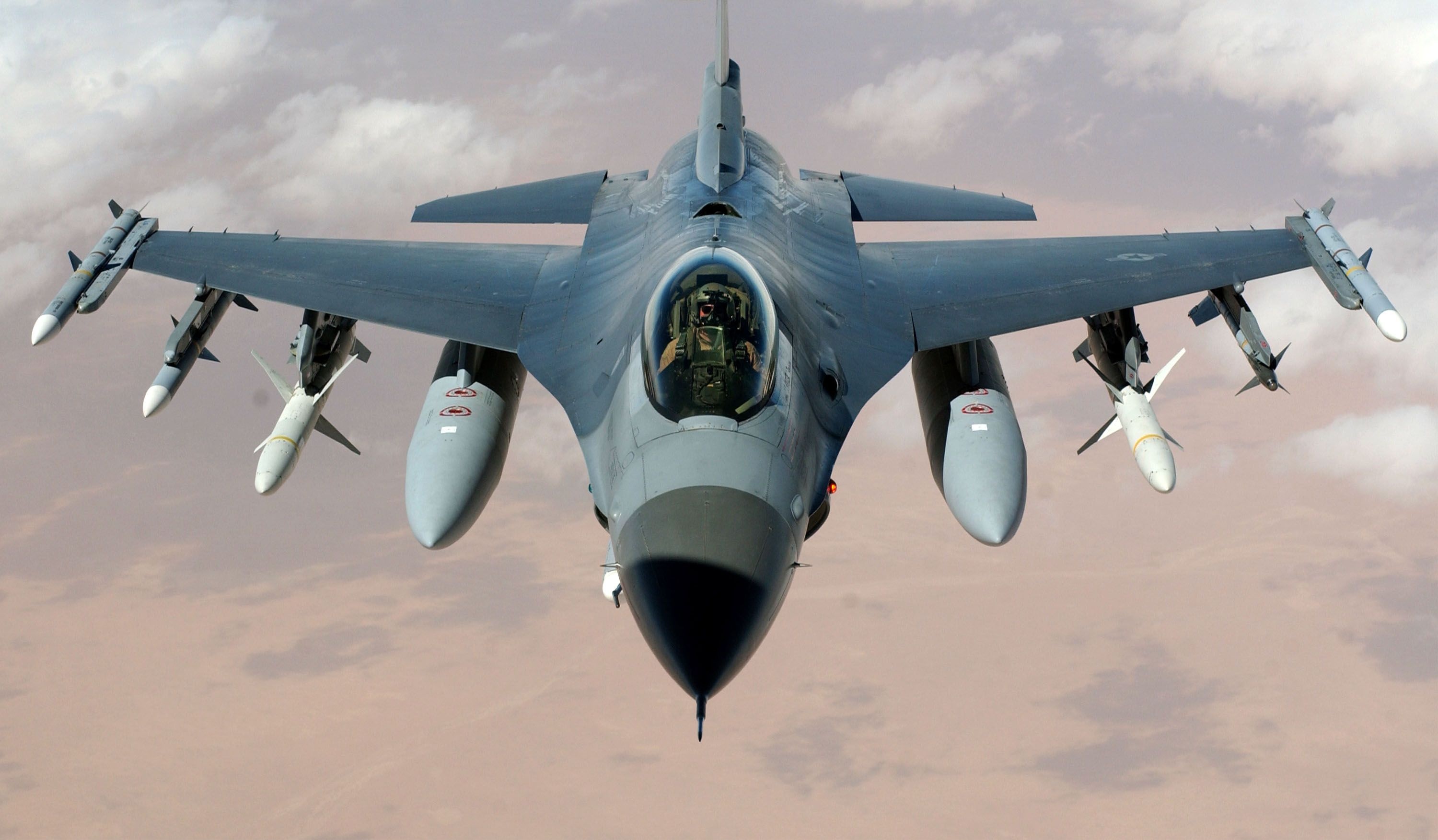 Fighting Falcon, F-16 badass plane, F-16 history, Fighter jet, 3000x1760 HD Desktop