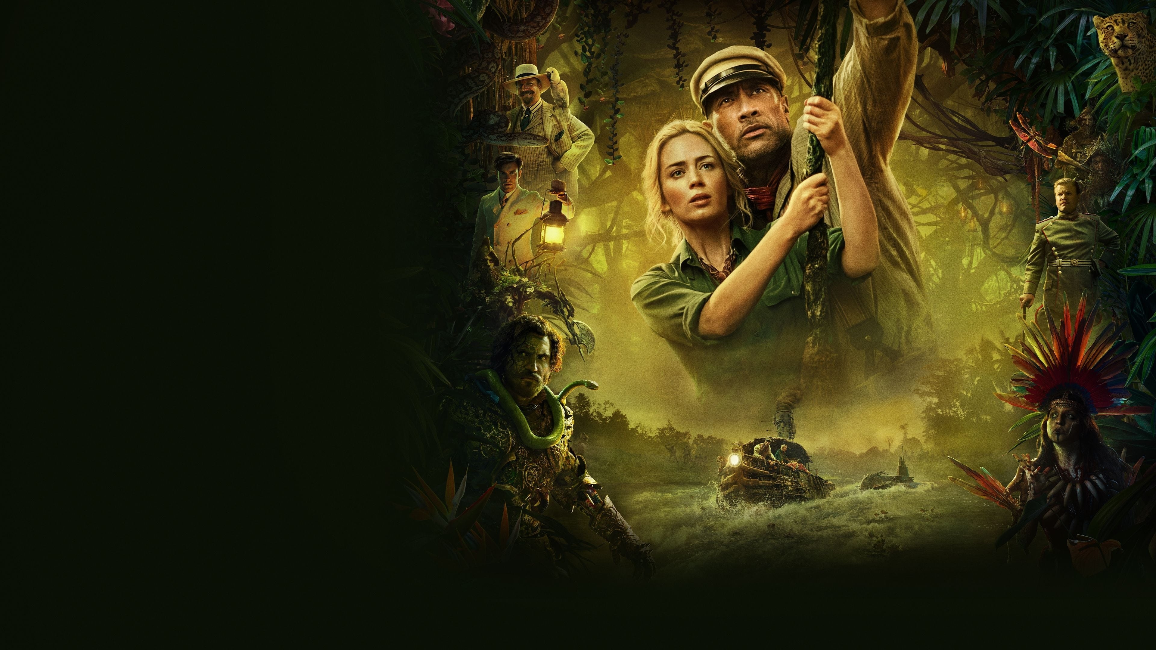 Emily Blunt: Appeared as Dr. Lily Houghton in a 2021 fantasy adventure film, Jungle Cruise. 3840x2160 4K Background.