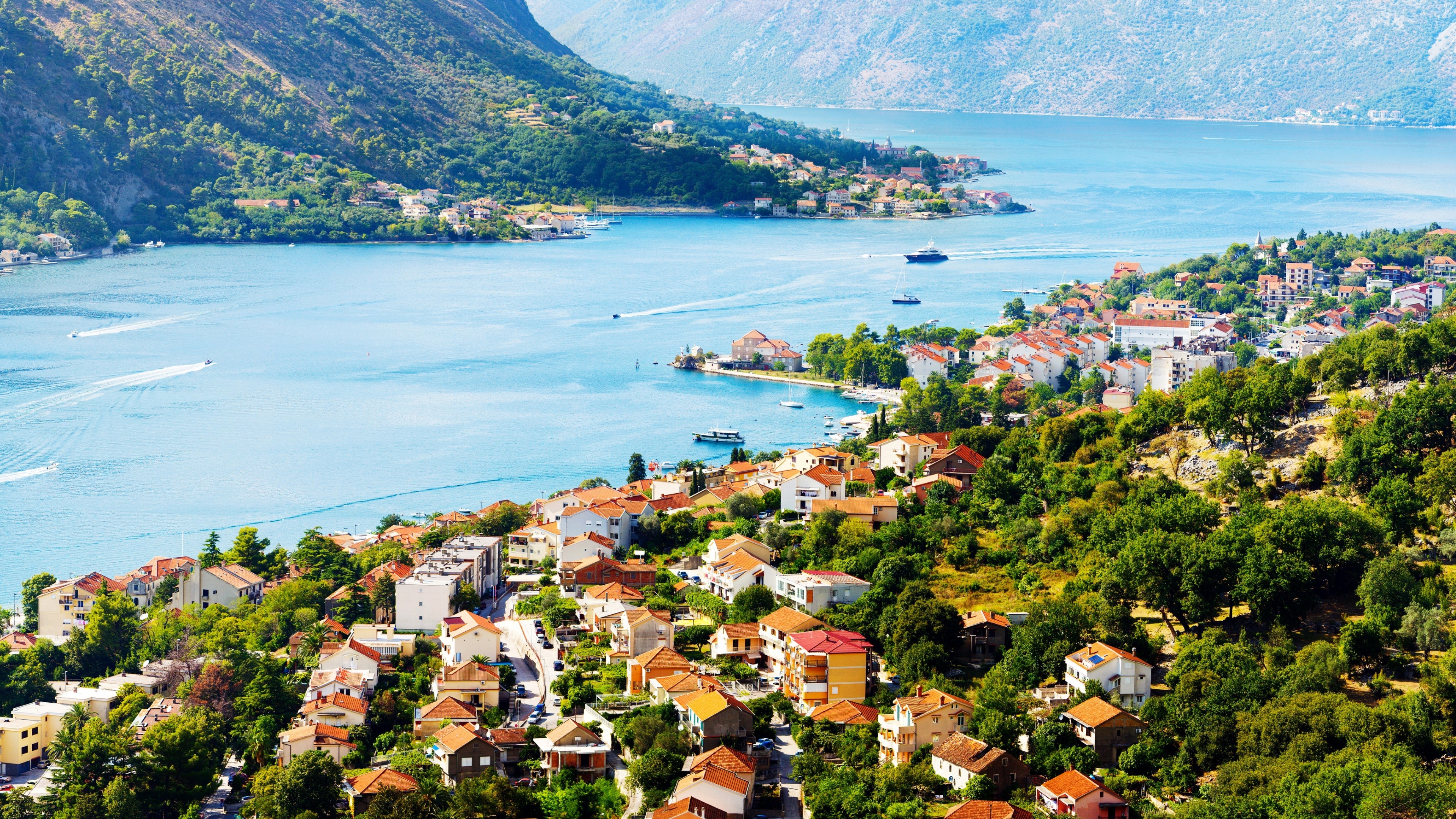 Adriatic Sea, Bay of Kotor, Coastal scenery, Majestic views, 3840x2160 4K Desktop