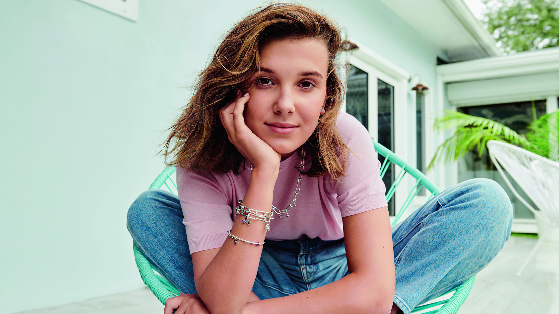 Millie Bobby Brown: Eleven, Primetime Emmy Award-nominated role. 1920x1080 Full HD Wallpaper.