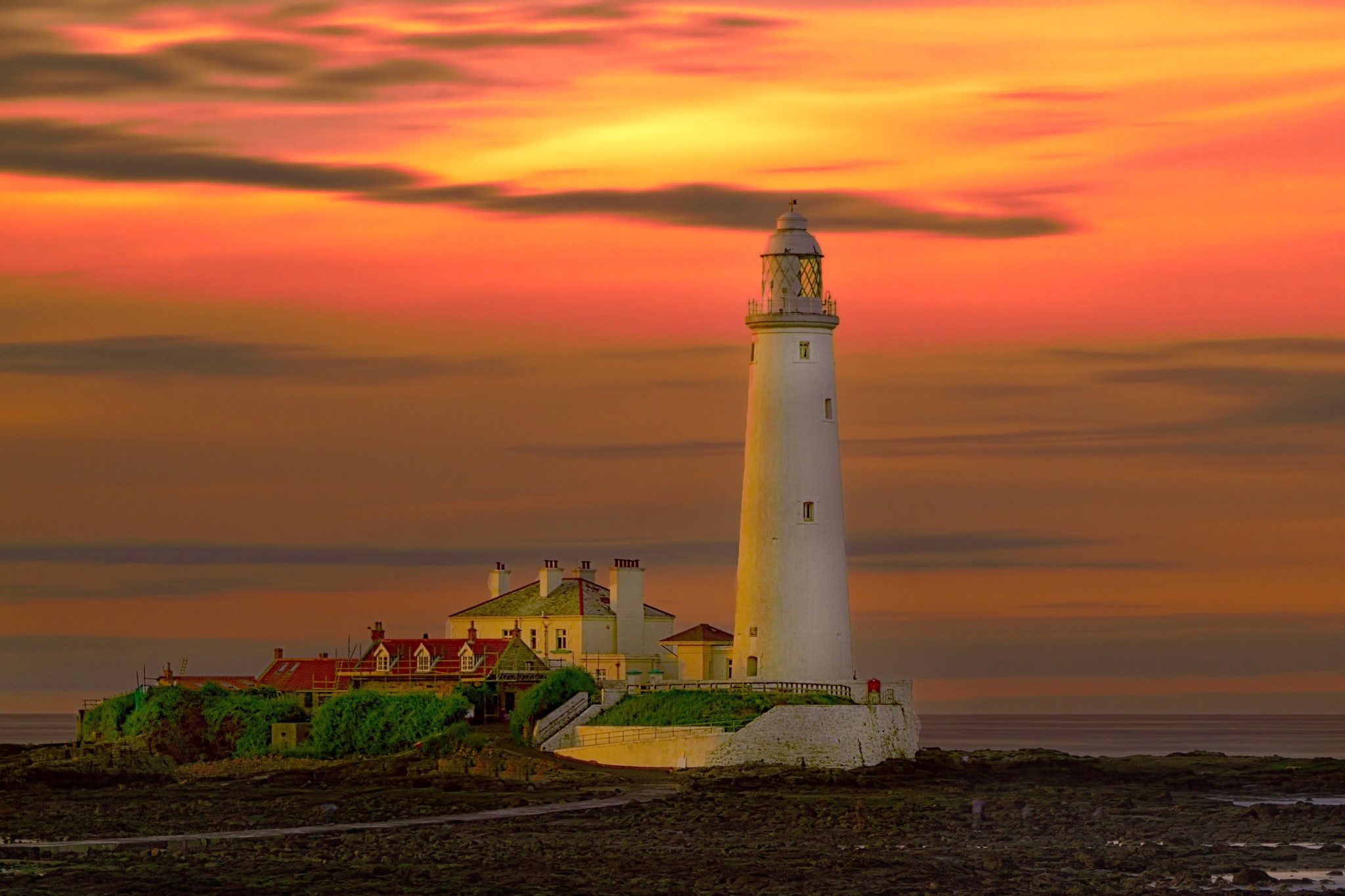 Picturesque lighthouses, Wallpaper collection, Beautiful scenery, Serene landscapes, 2050x1370 HD Desktop