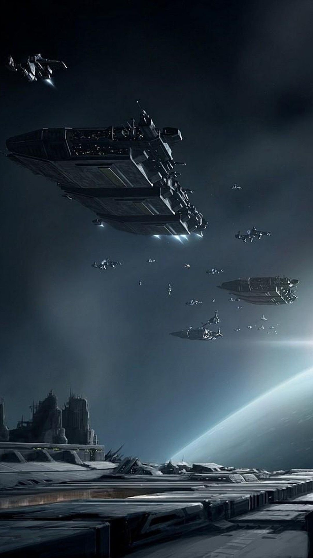 EVE Online, Game spaceships, Battle, Mobile wallpaper, 1080x1920 Full HD Phone