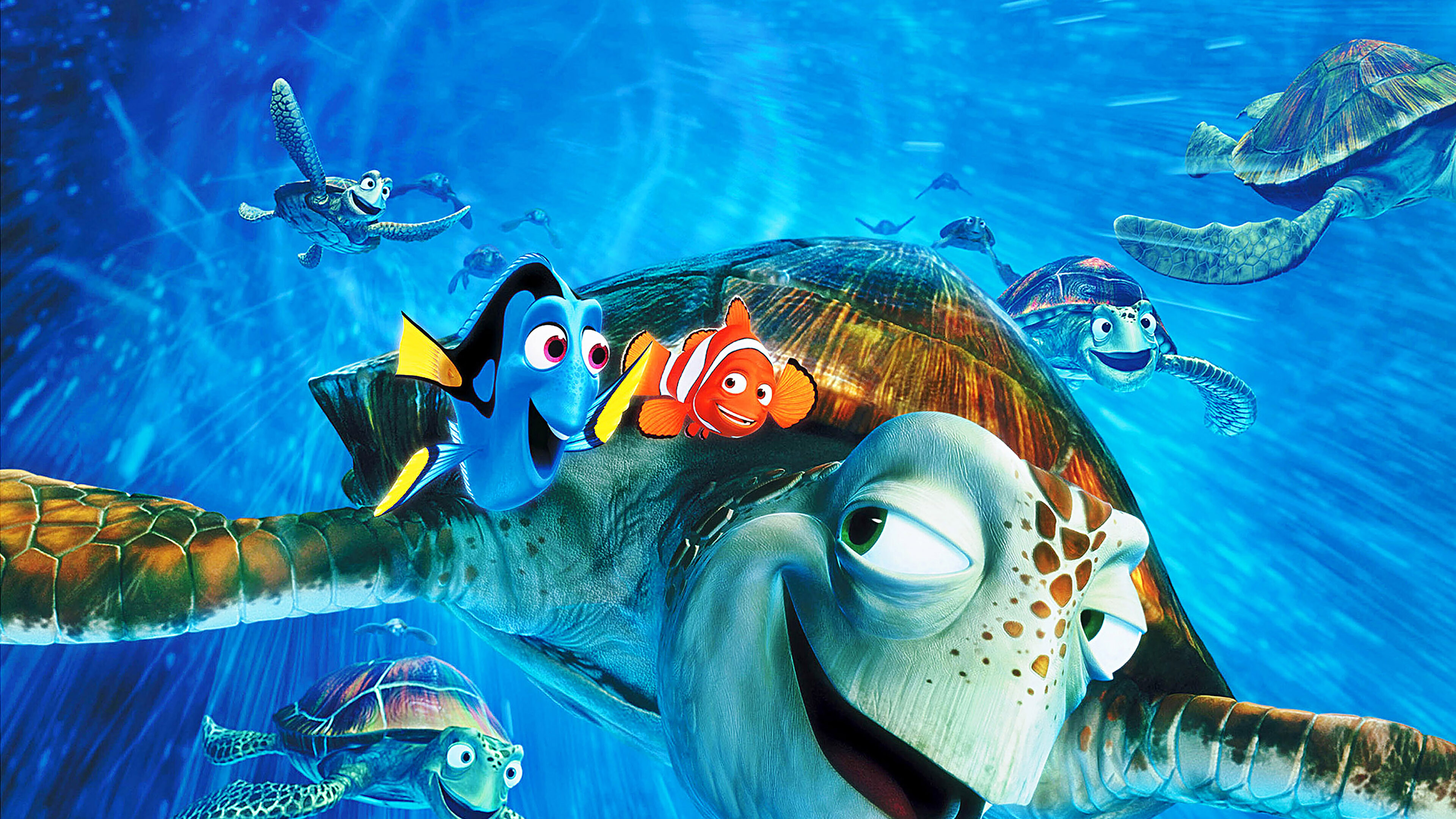 Finding Nemo: The best-selling DVD title of all time, with over 40 million copies sold as of 2006. 3840x2160 4K Wallpaper.