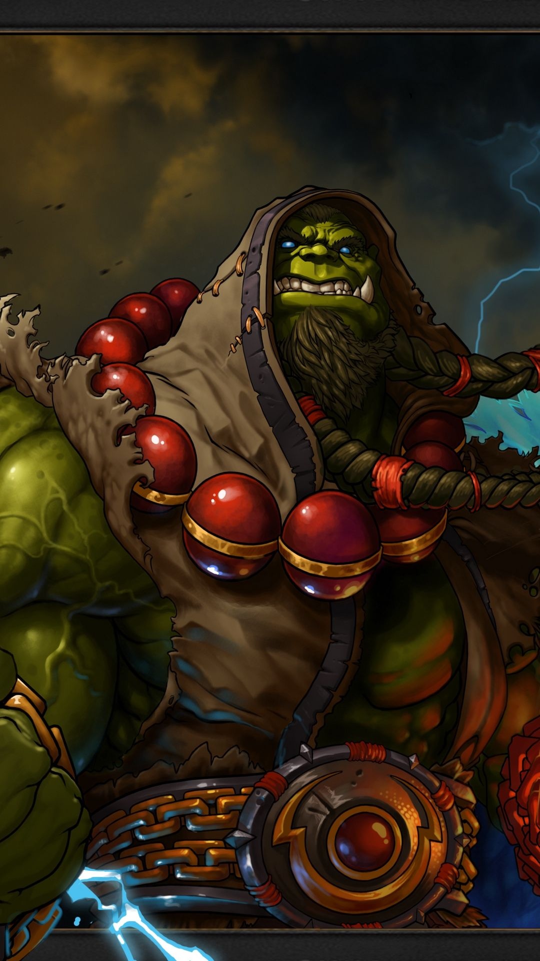 Orcs and ogres, Fantasy characters, Character art, Epic visuals, 1080x1920 Full HD Phone