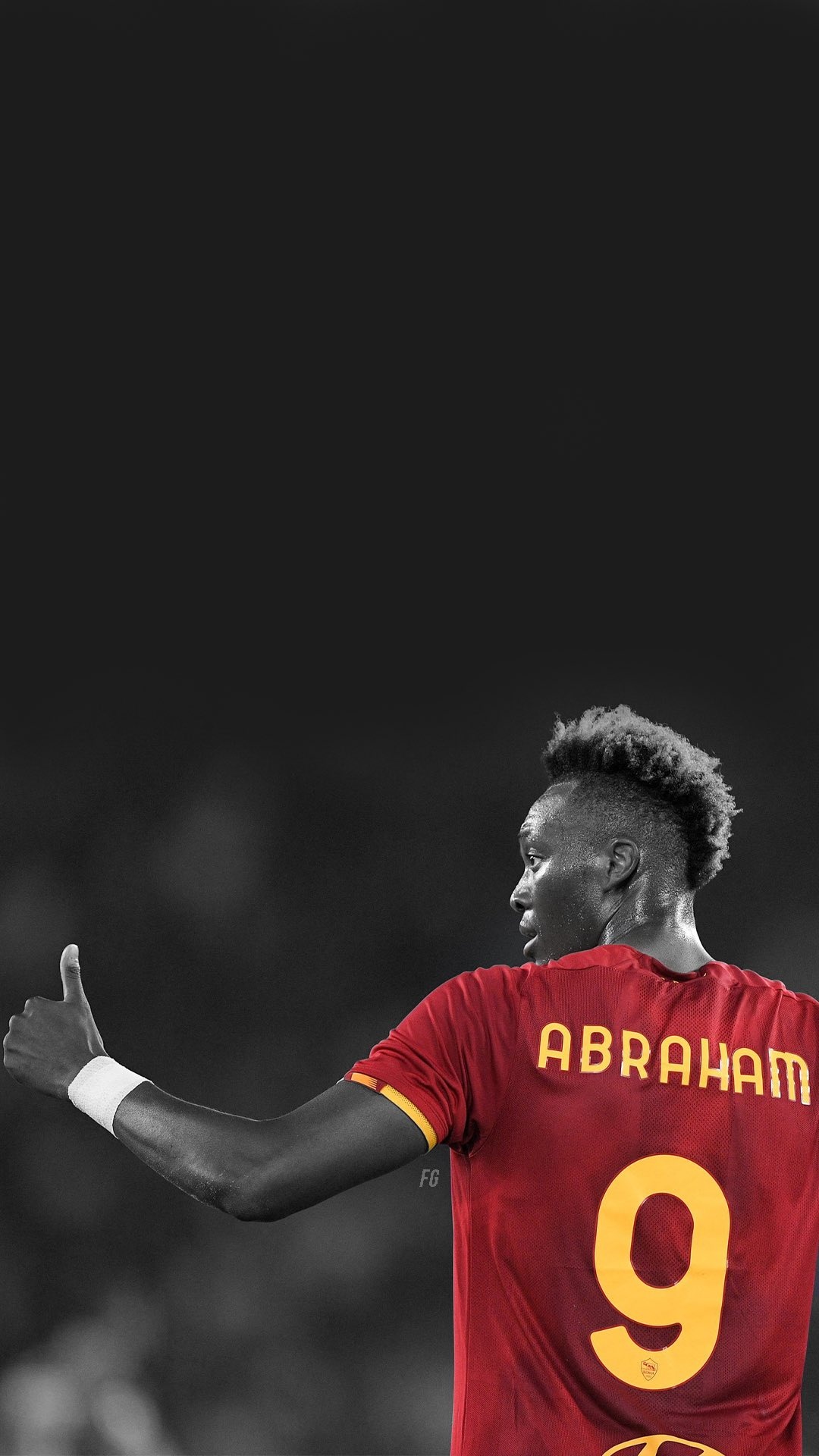 AS Roma, Tammy Abraham wallpapers, 1080x1920 Full HD Handy