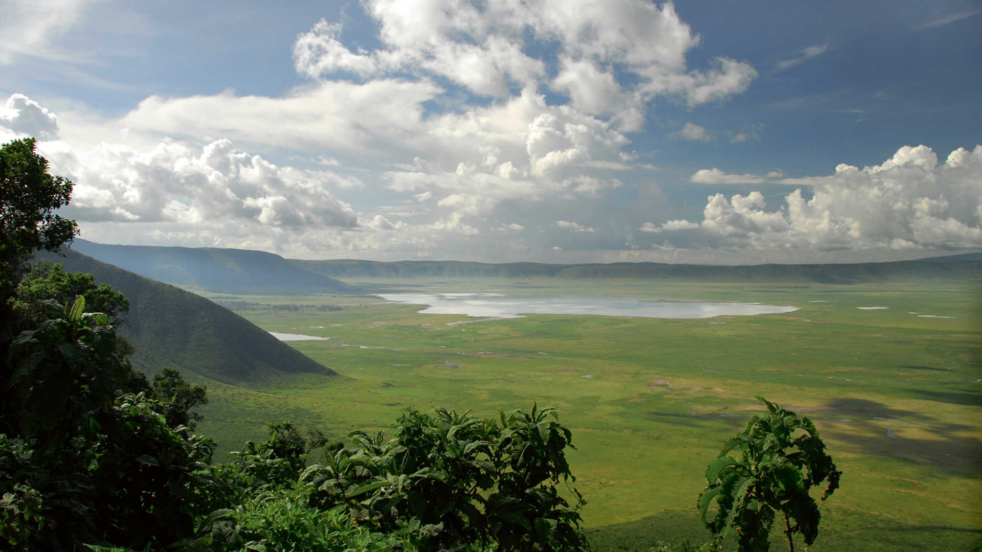 Ngorongoro Crater, Size of Ngorongoro Crater, Ngorongoro Crater size, 1920x1080 Full HD Desktop