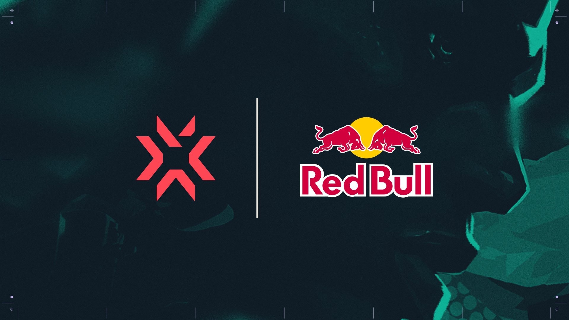 Red Bull Logo: An official partner of Riot Games’ Valorant Champions Tour EMEA, The 2022 season. 1920x1080 Full HD Wallpaper.