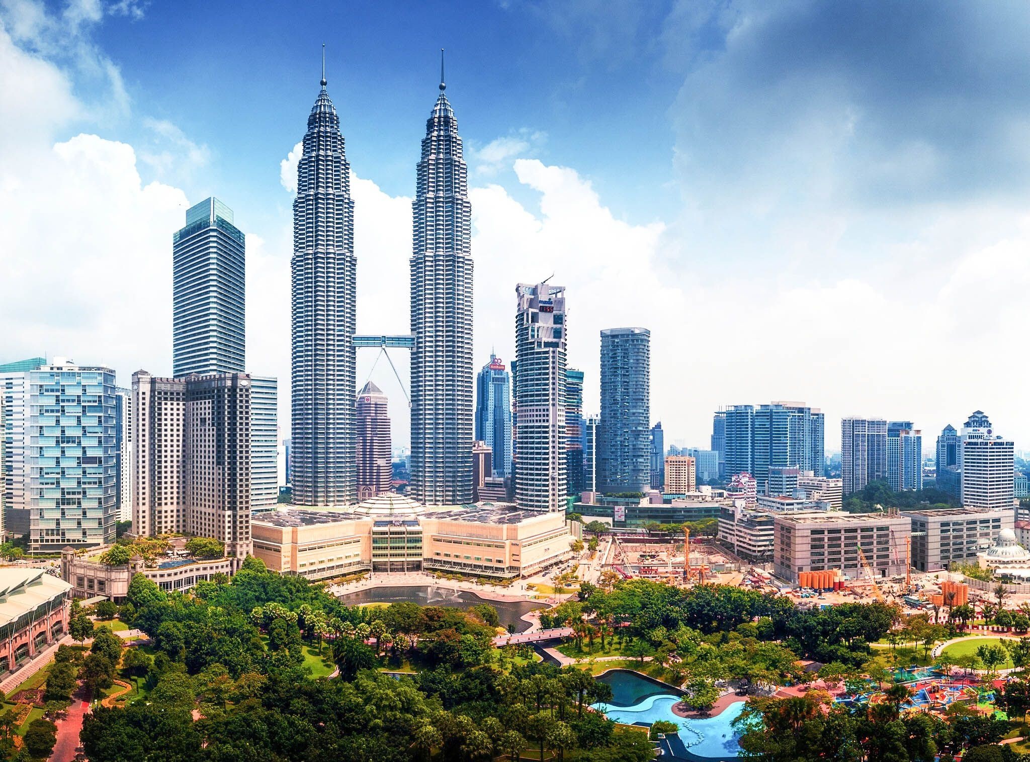 Petronas Twin Towers, Beautiful city view, HD wallpapers, Kuala Lumpur, 2050x1520 HD Desktop