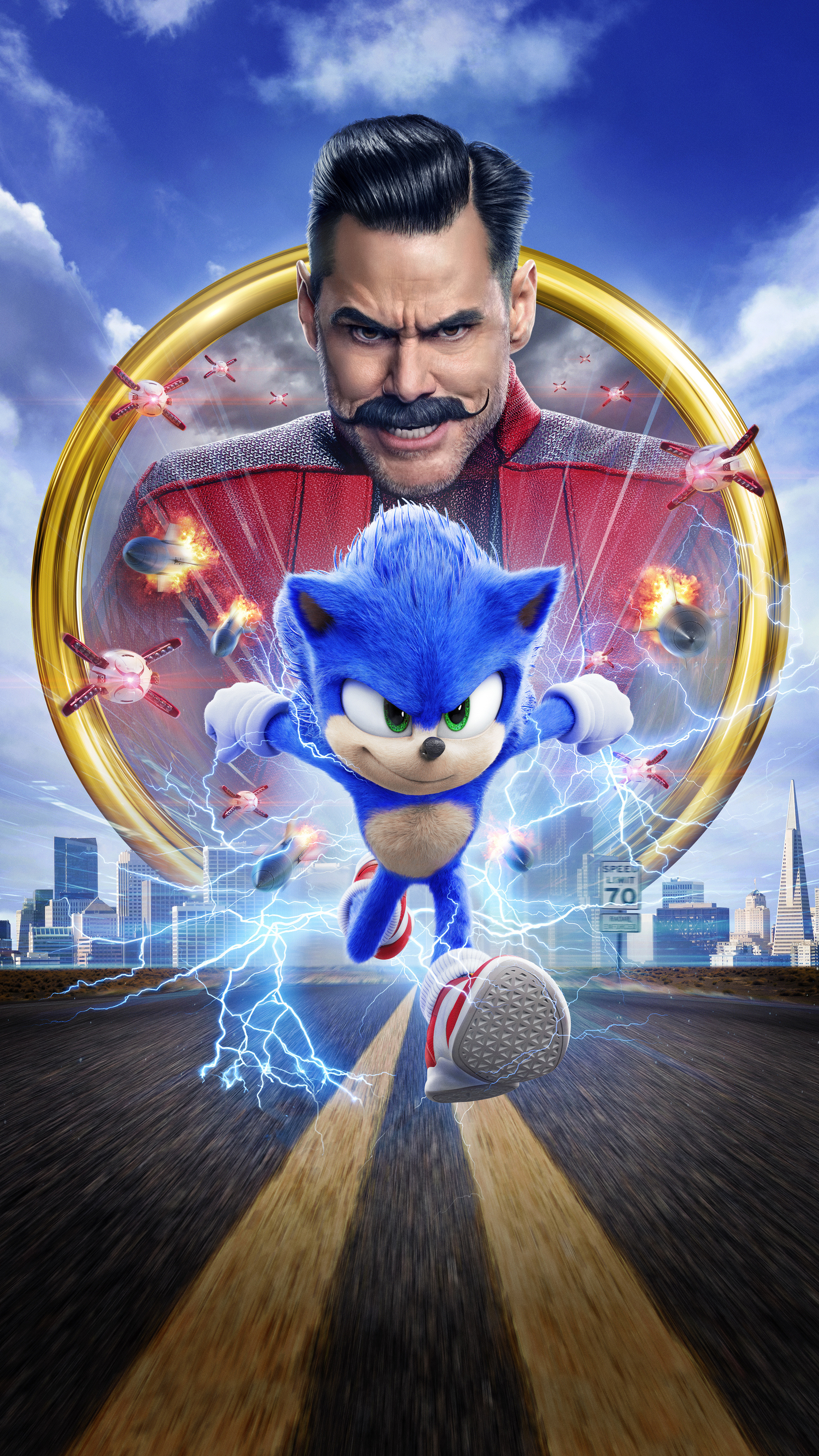 Sonic the Hedgehog Movie 8K, Xperia wallpaper, Top-quality visuals, Immersive experience, 2160x3840 4K Phone