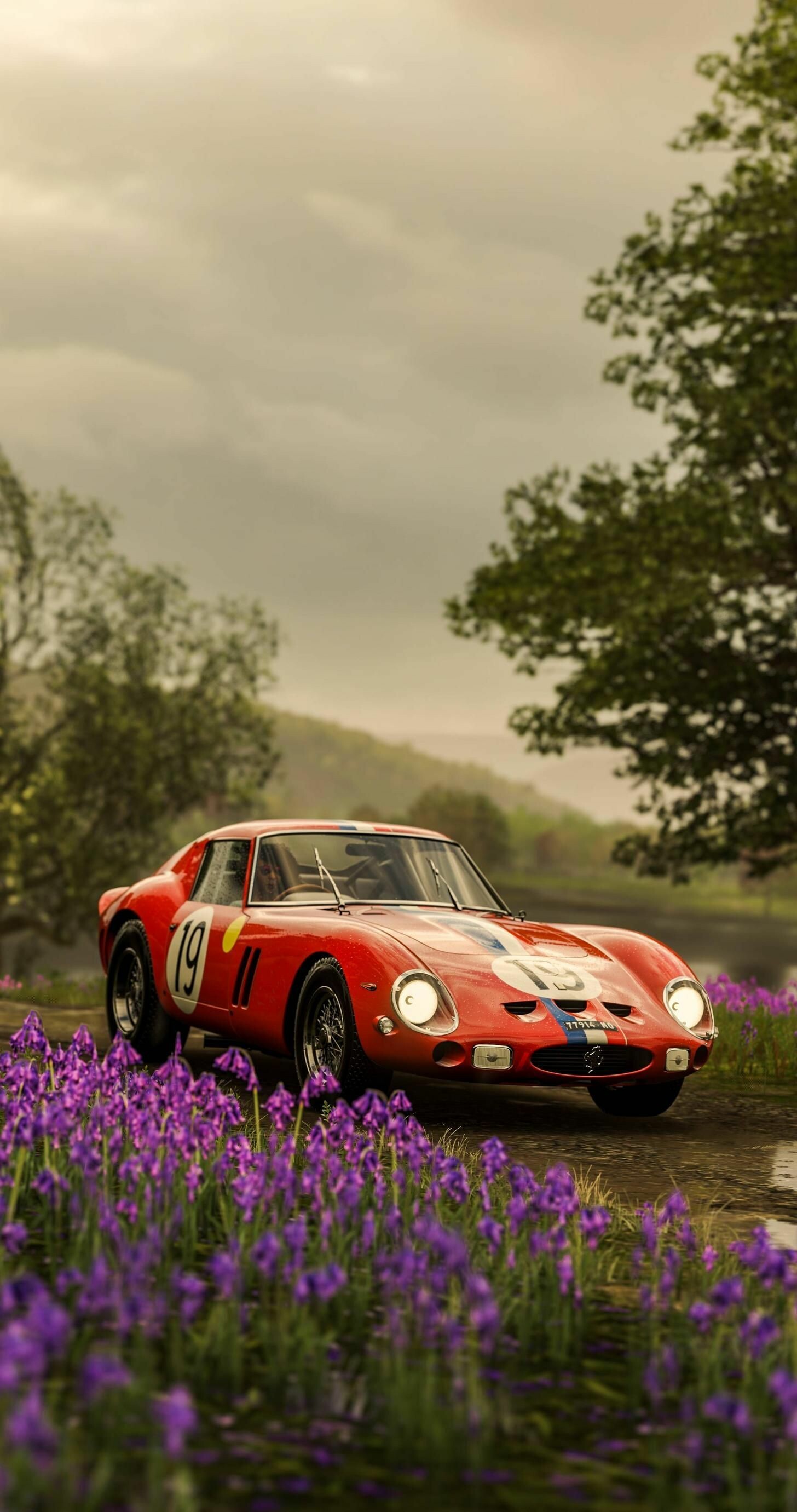 Ferrari: The 250 GTO was designed to compete in Group 3 GT racing, Vintage cars. 1460x2770 HD Background.