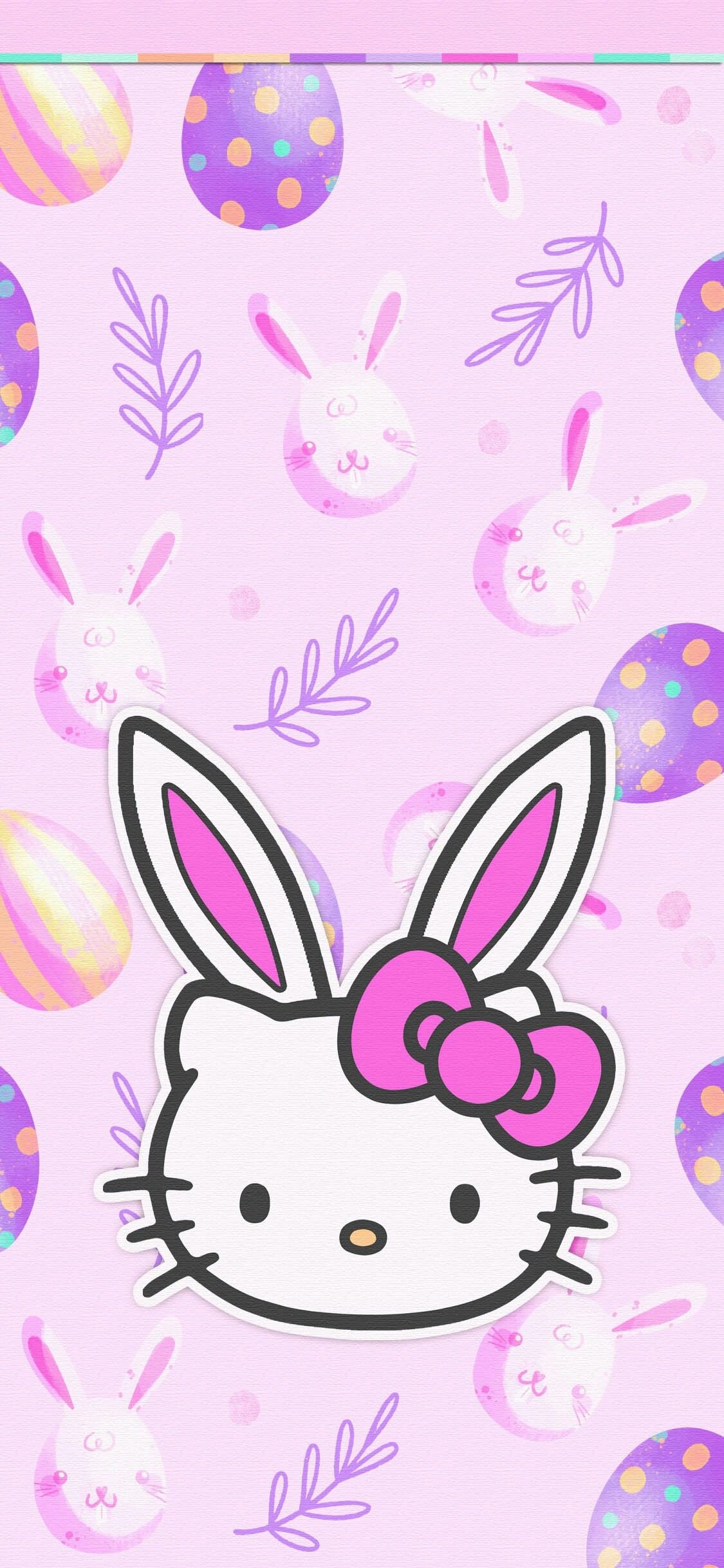 Hello Kitty Easter, Pin page, Easter vibes, Cute and cheerful, 1130x2440 HD Handy