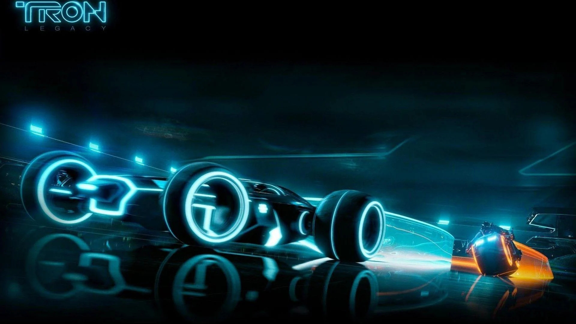 Tron (Movie): Legacy, The 2010 sequel to Disney's 1982 cult classic film. 1920x1080 Full HD Wallpaper.