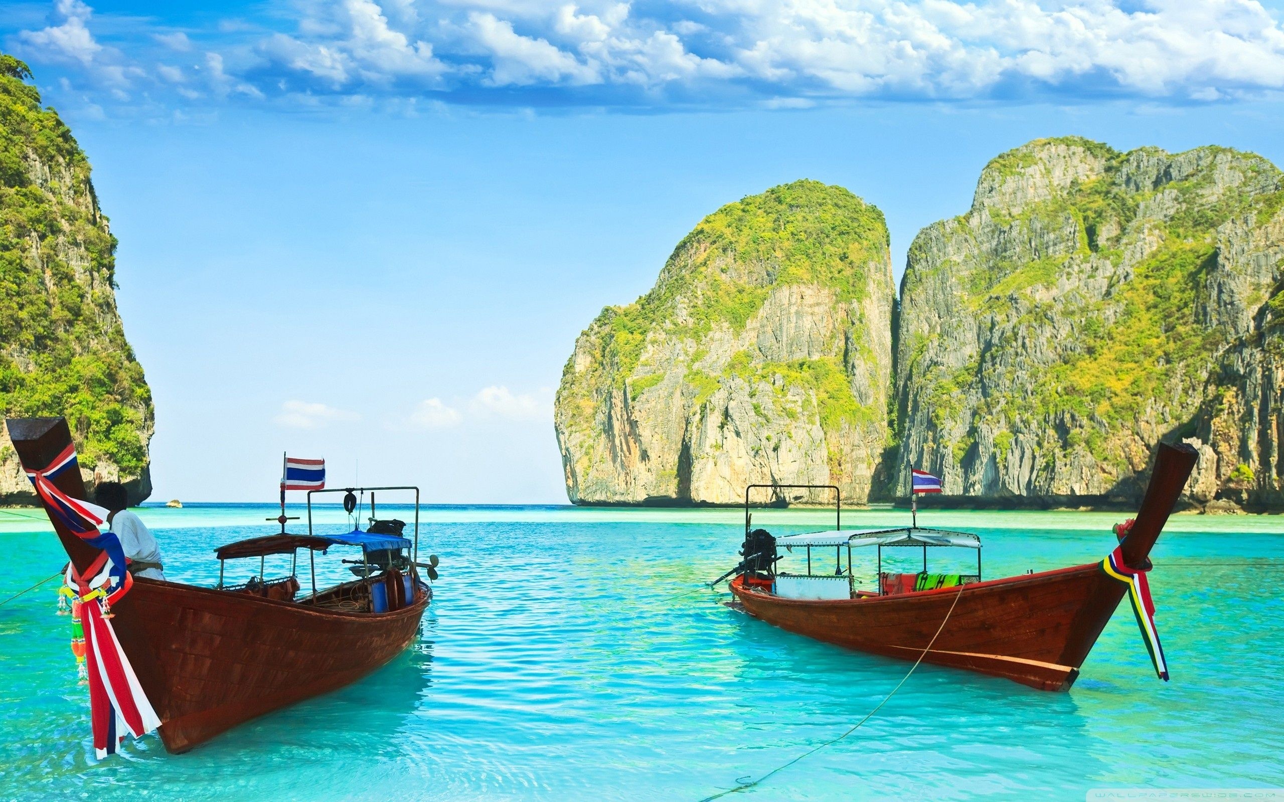 Beach Thailand wallpapers, Sunny shorelines, Sandy retreats, Coastal getaways, 2560x1600 HD Desktop