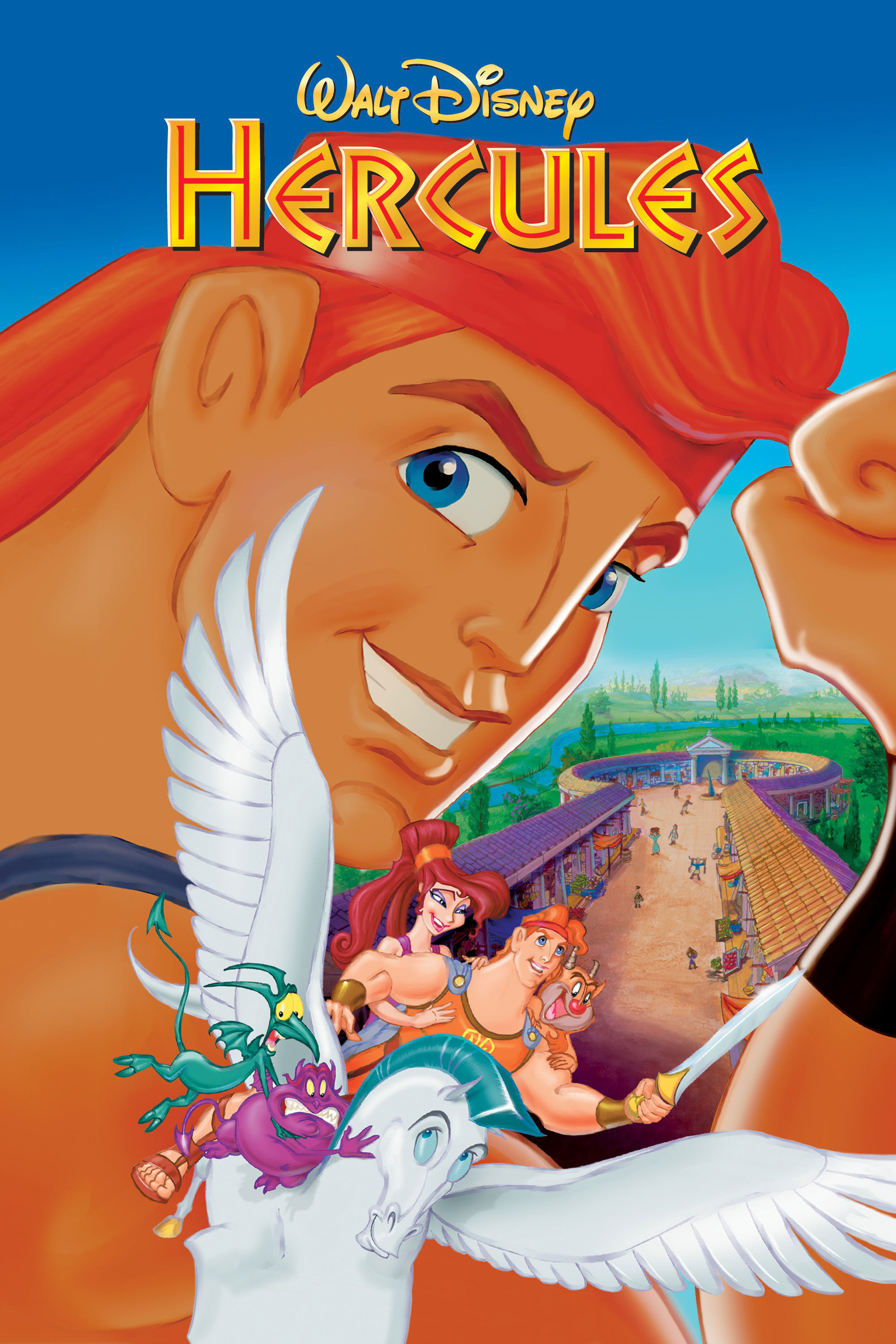 Disney's Hercules, Animated adventure, Greek mythology, Zeus and Hera, 2000x3000 HD Handy
