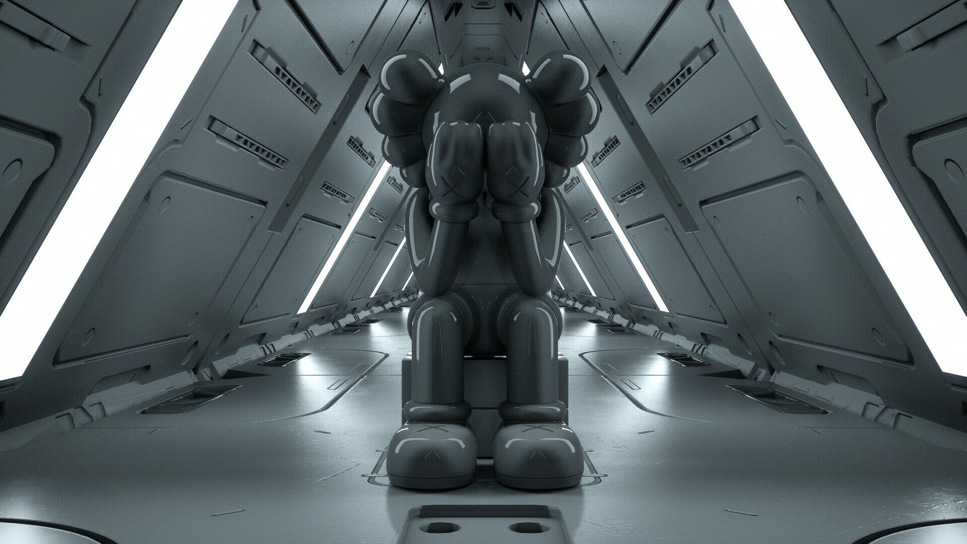 KAWS: Known for an ability to blur lines between commercial and fine art. 1920x1080 Full HD Wallpaper.
