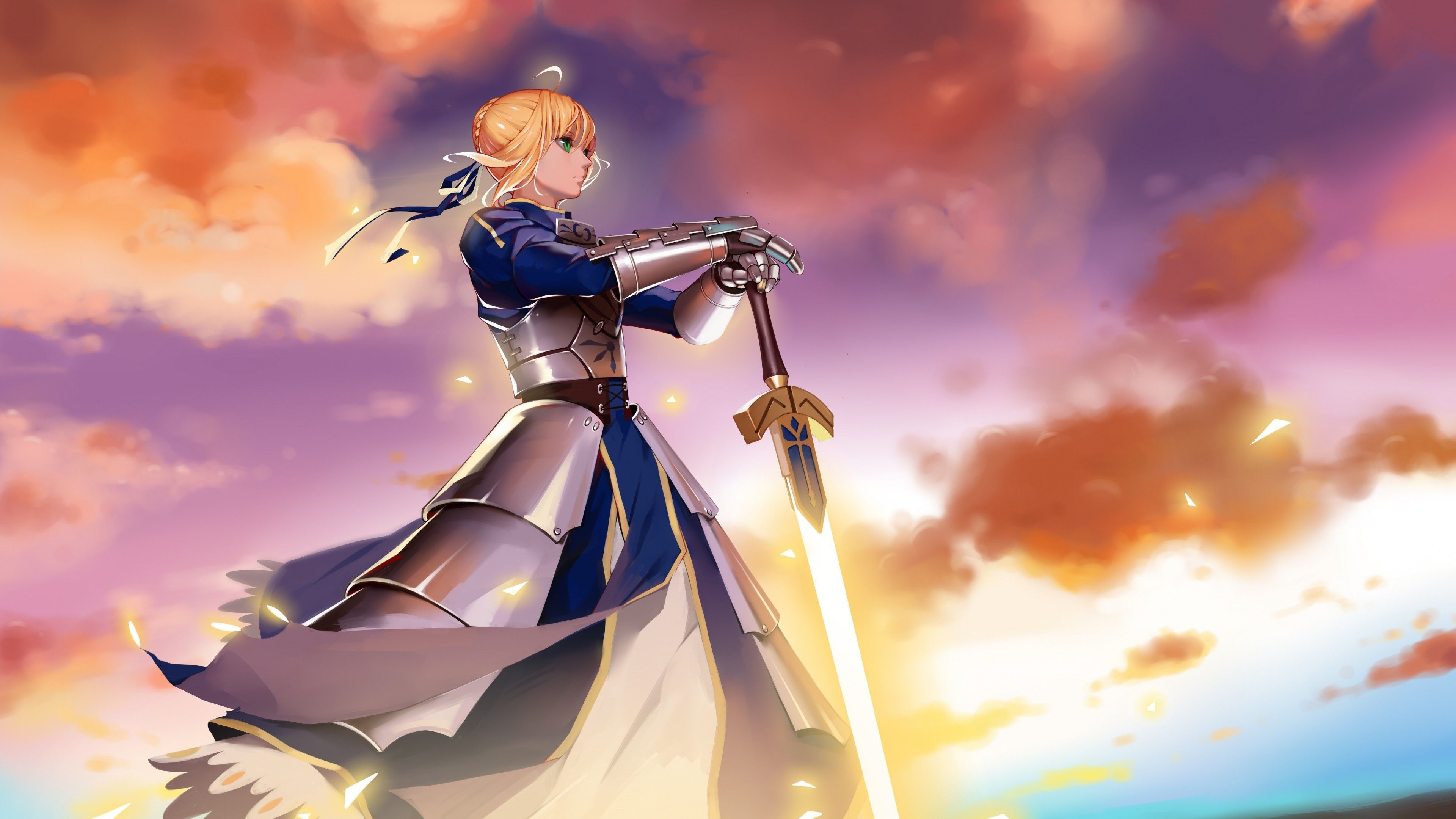 Fate/stay night: Unlimited Blade Works, Wallpapers, Backgrounds, 3840x2160 4K Desktop